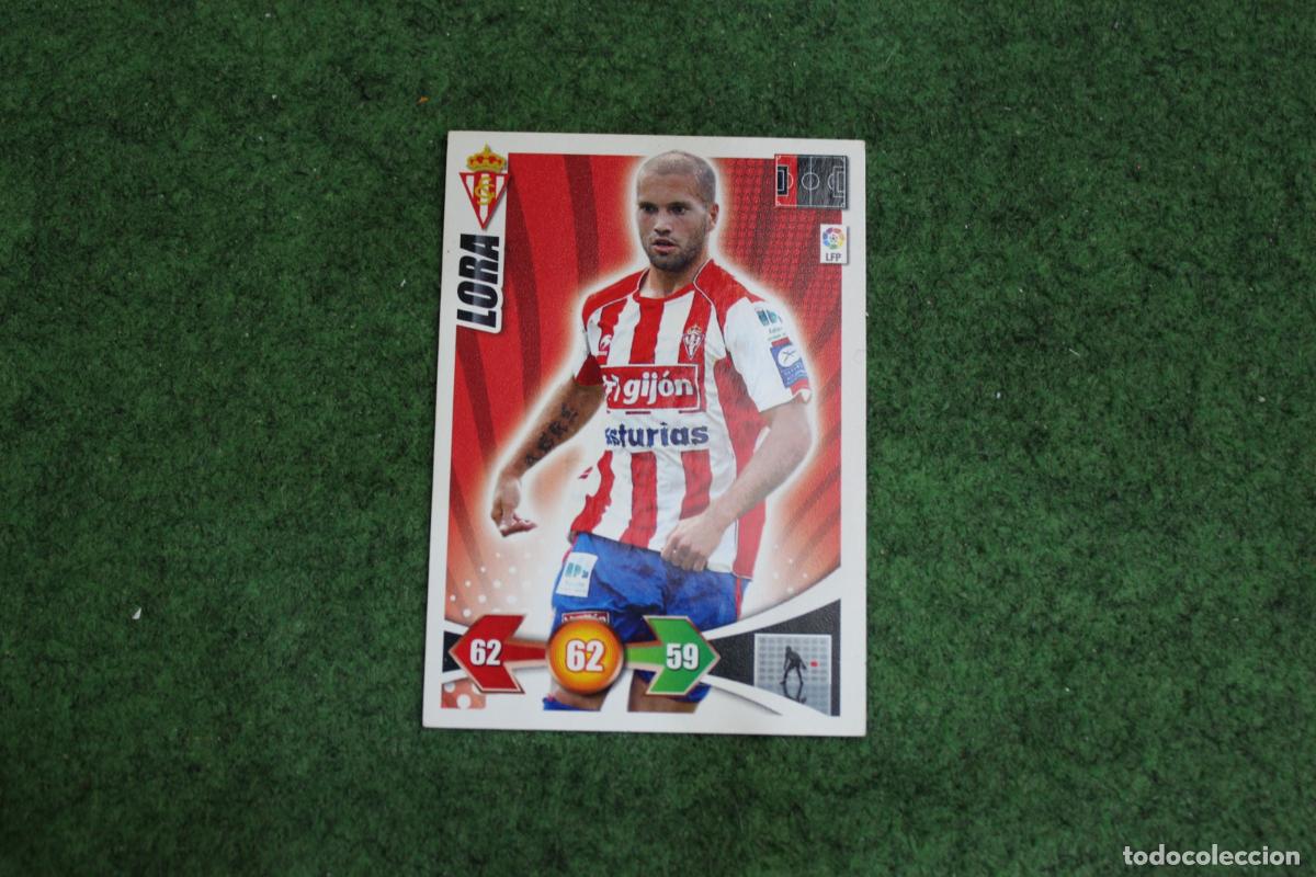 Figurine di Calcio: LORA REAL SPORTING DE GIJ&Oacute;N ADRENALYN XL 2009 2010 09 10 LALIGA SANTANDER