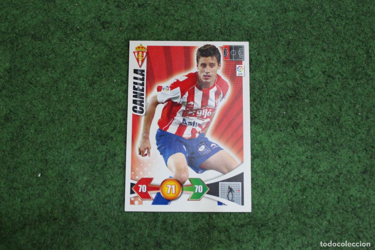 Figurine di Calcio: CANELLA REAL SPORTING DE GIJ&Oacute;N ADRENALYN XL 2009 2010 09 10 LALIGA SANTANDER