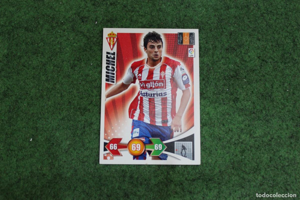 Cromos de Futebol: MICHEL REAL SPORTING DE GIJ&Oacute;N ADRENALYN XL 2009 2010 09 10 LALIGA SANTANDER