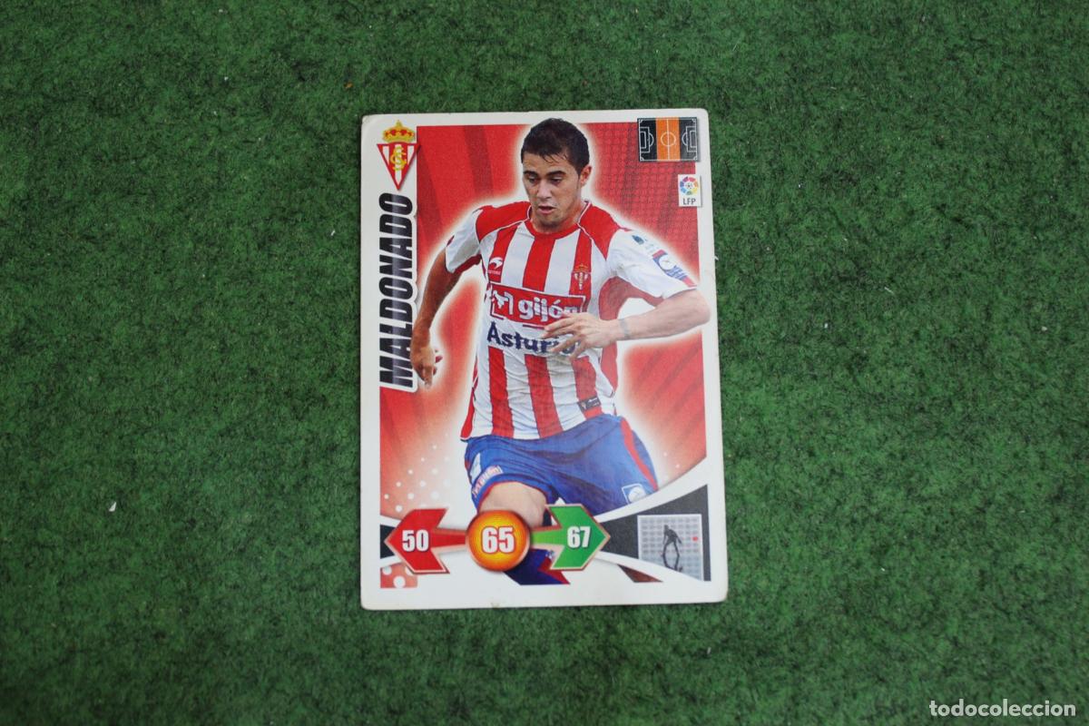 Cromos de Futebol: MALDONADO REAL SPORTING DE GIJ&Oacute;N ADRENALYN XL 2009 2010 09 10 LALIGA SANTANDER