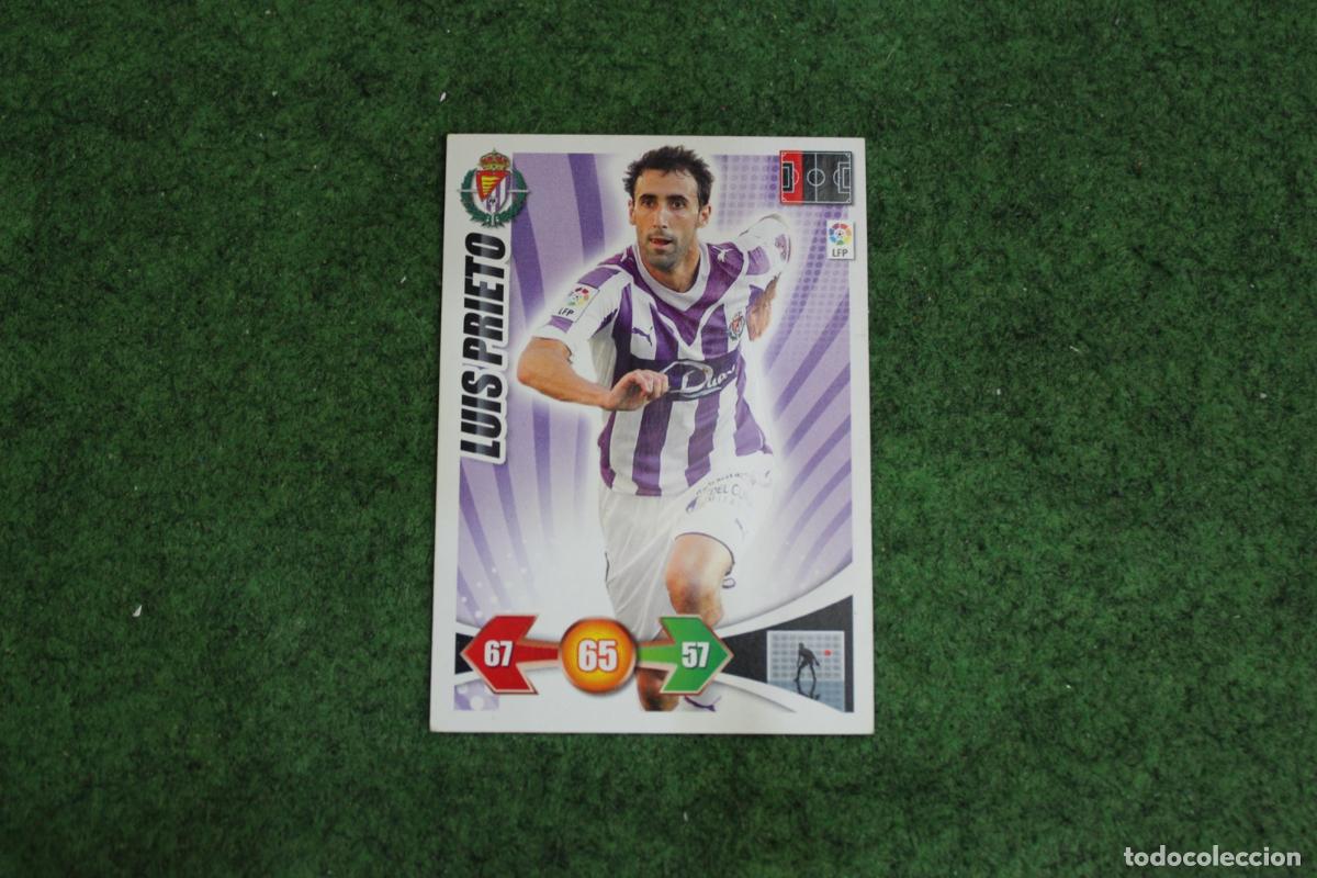 Cromos de Futebol: LUIS PRIETO REAL VALLADOLID ADRENALYN XL 2009 2010 09 10 LALIGA SANTANDER
