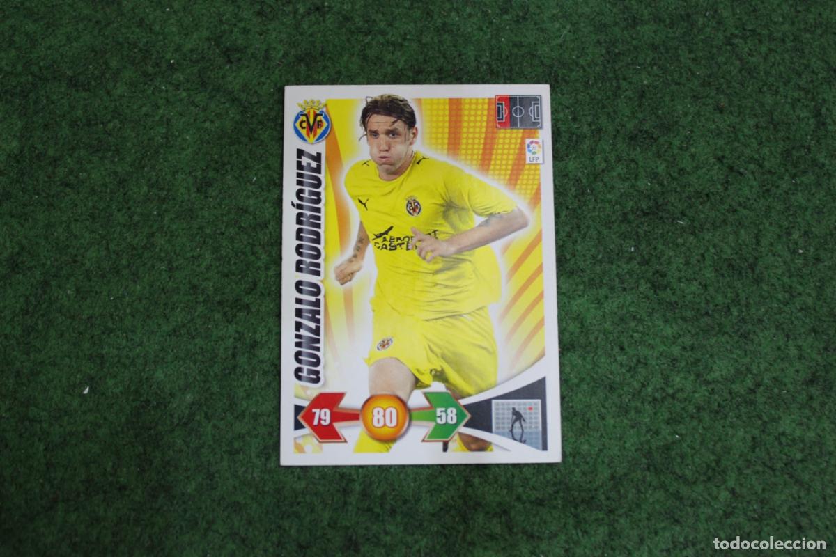 Football Stickers: GONZALO RODR&Iacute;GUEZ VILLARREAL CF ADRENALYN XL 2009 2010 09 10 LALIGA SANTANDER