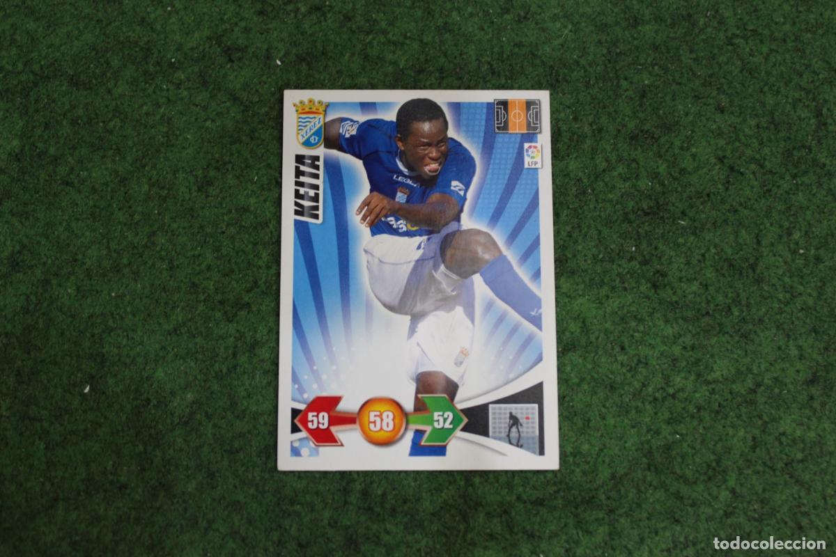 Football Stickers: KEITA XEREZ CD ADRENALYN XL 2009 2010 09 10 LALIGA SANTANDER
