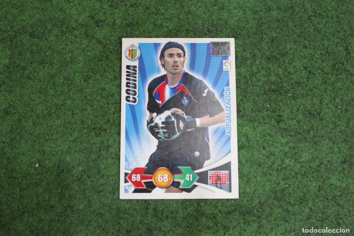 Football Stickers: CODINA GETAFE CF ACTUALIZACI&Oacute;N ADRENALYN XL 2009 2010 09 10 LALIGA SANTANDER