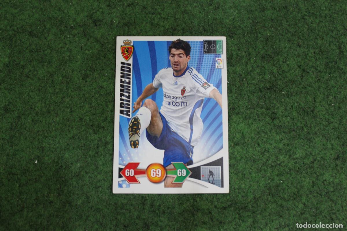 Football Stickers: ARIZMENDI REAL ZARAGOZA ADRENALYN XL 2009 2010 09 10 LALIGA SANTANDER