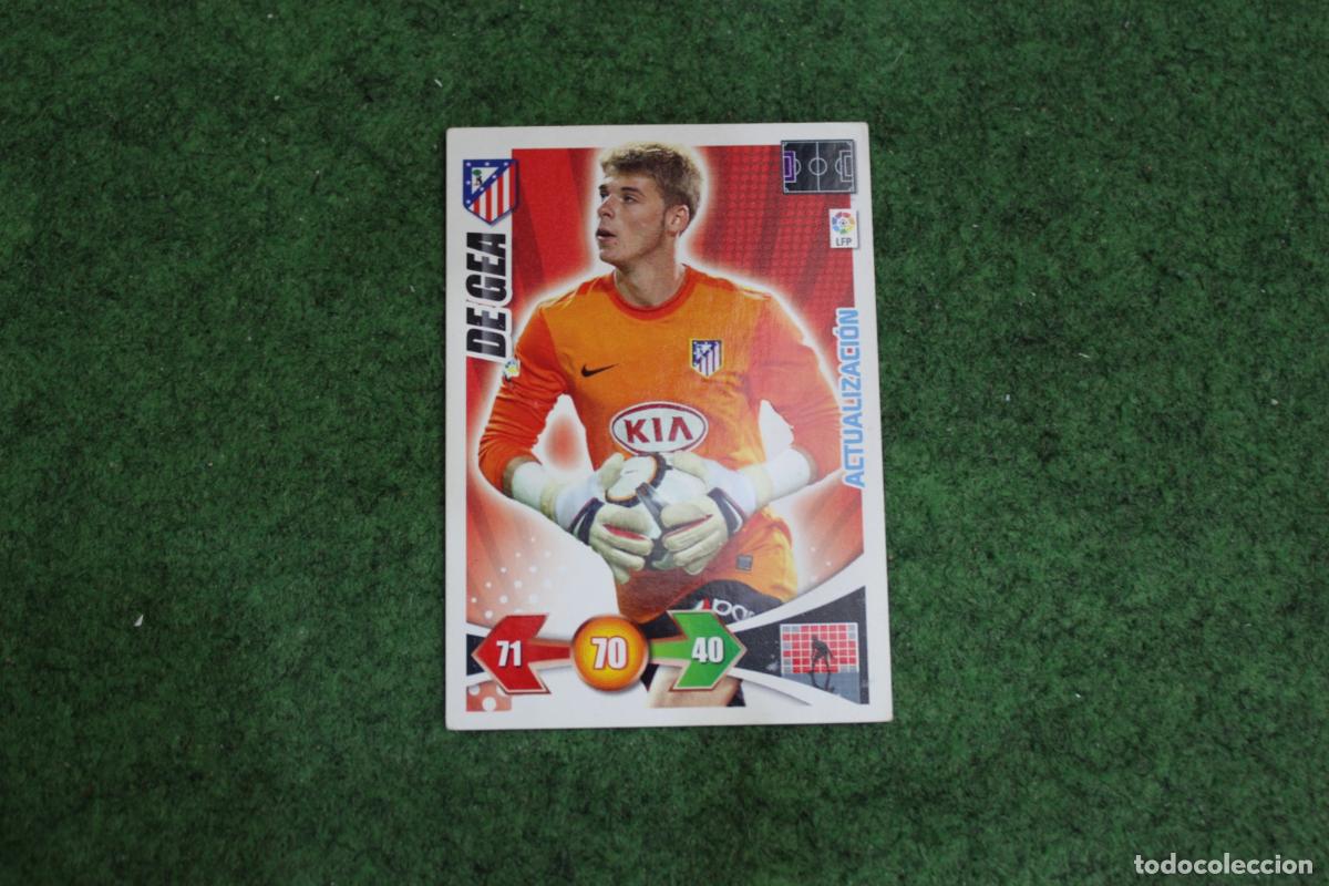 Football Stickers: DE GEA ATL&Eacute;TICO DE MADRID ACTUALIZACI&Oacute;N ADRENALYN XL 2009 2010 09 10 LALIGA SANTANDER