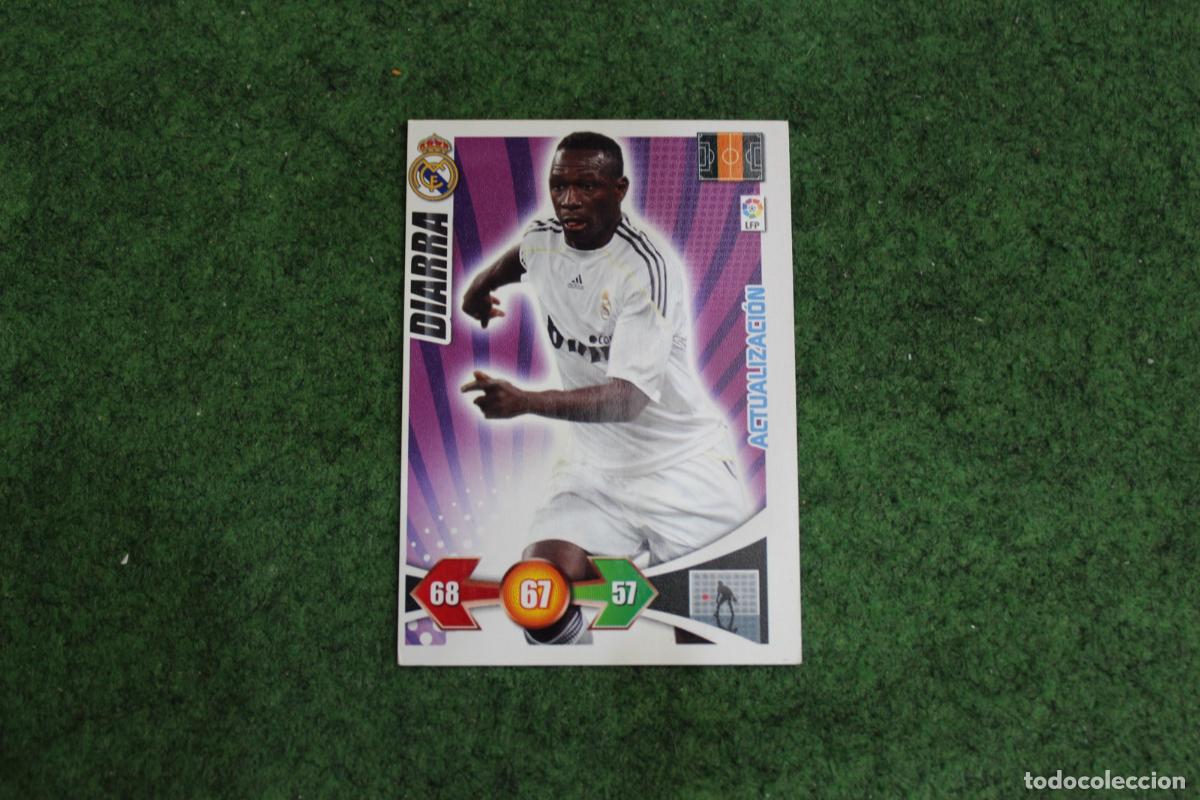 Football Stickers: DIARRA REAL MADRID ACTUALIZACI&Oacute;N ADRENALYN XL 2009 2010 09 10 LALIGA SANTANDER