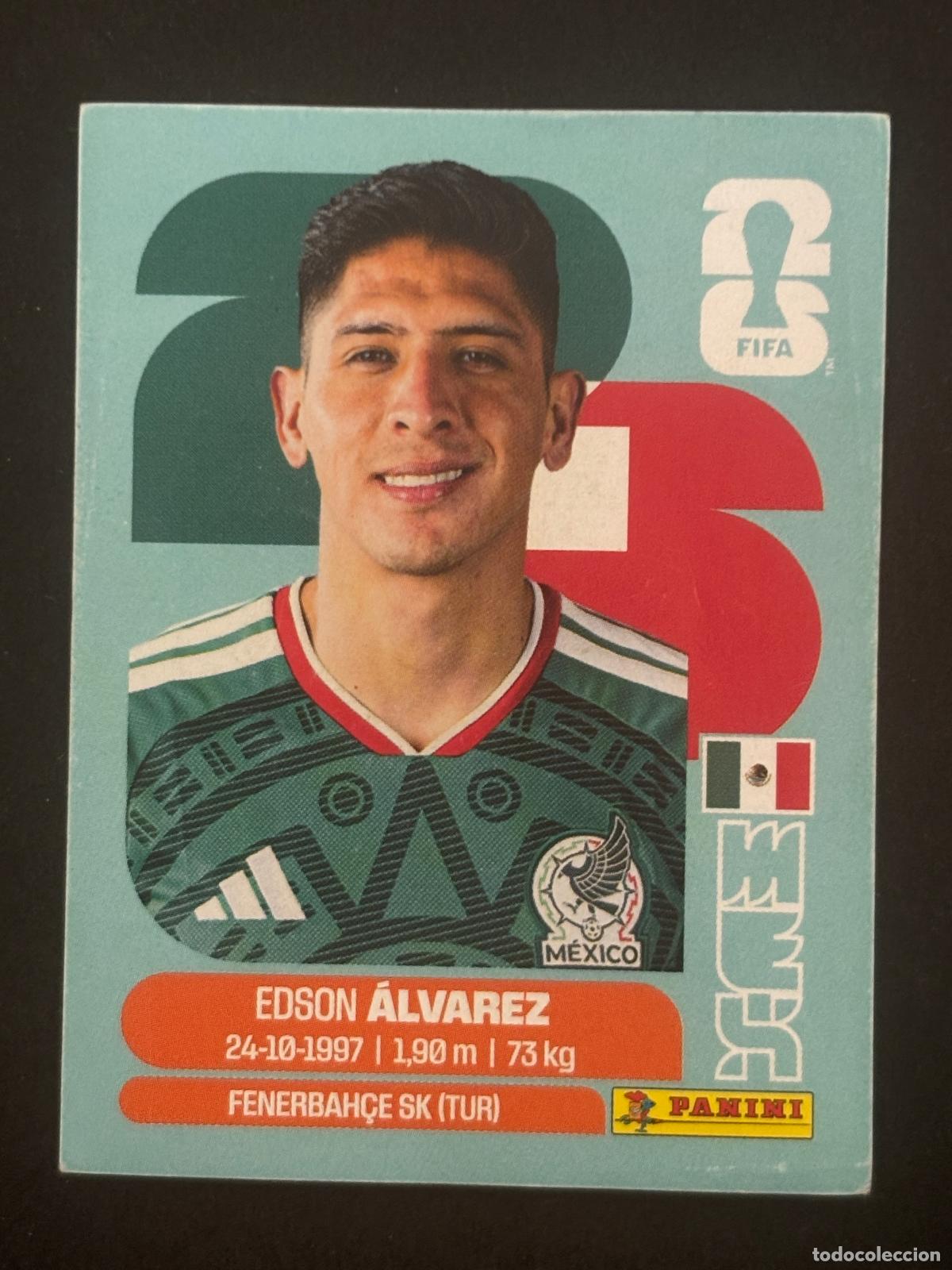 Football Stickers: MEX10 EDSON &Aacute;LVAREZ MEXICO CROMO PANINI FIFA WORLD CUP MUNDIAL 2026