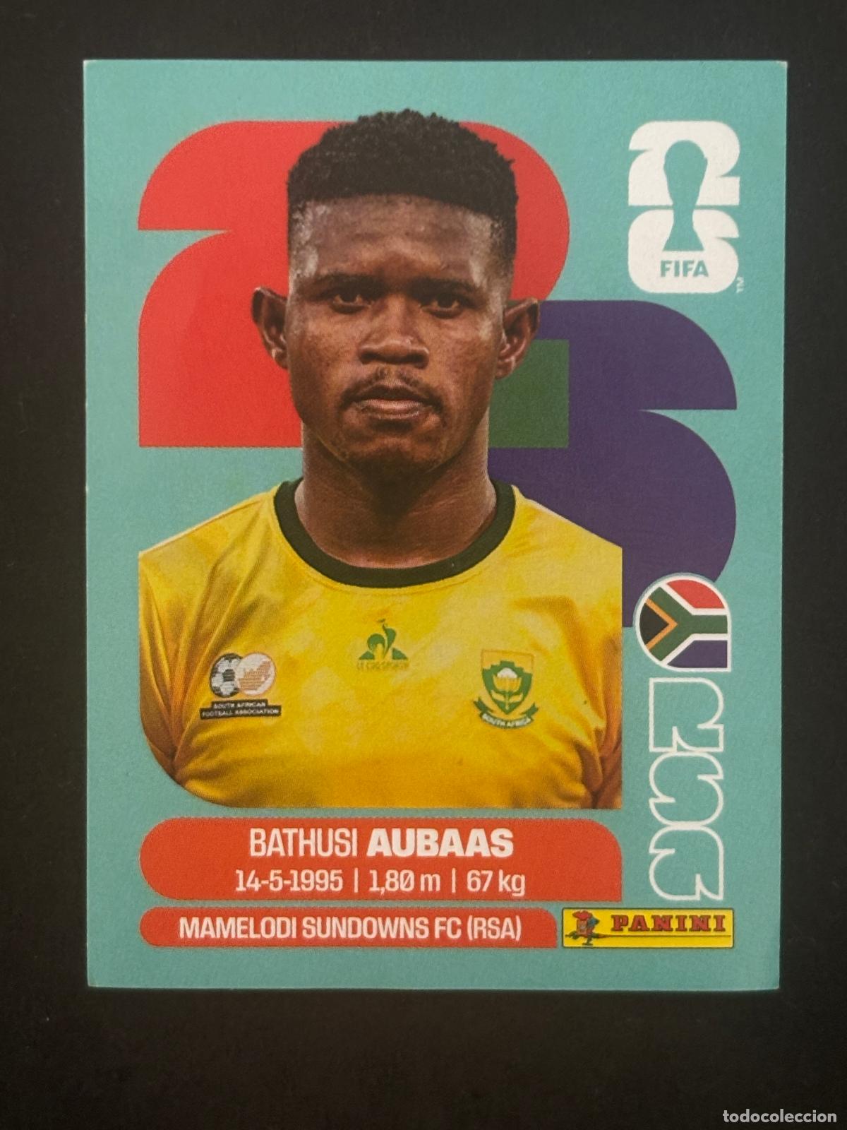 Football Stickers: RSA14 BATHUSI AUBAAS SUDAFRICA CROMO PANINI FIFA WORLD CUP MUNDIAL 2026