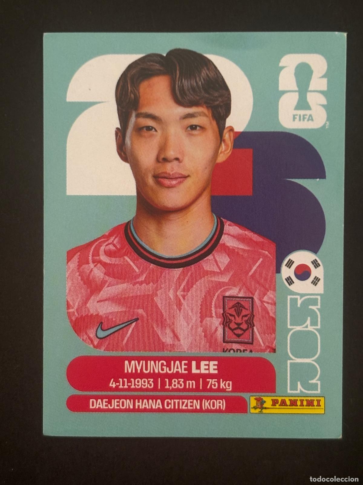 Football Stickers: KOR9 MYUNGJAE LEE COREA DEL SUR CROMO PANINI FIFA WORLD CUP MUNDIAL 2026