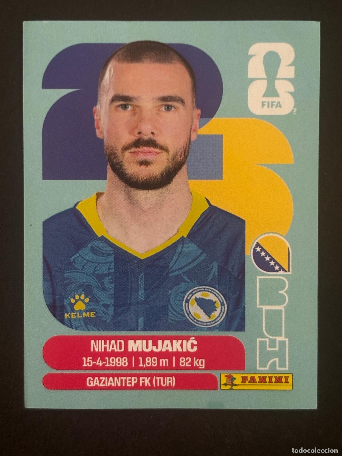 Football Stickers: BIH6 NIHAD MUJAKIĆ BOSNIA CROMO PANINI FIFA WORLD CUP MUNDIAL 2026