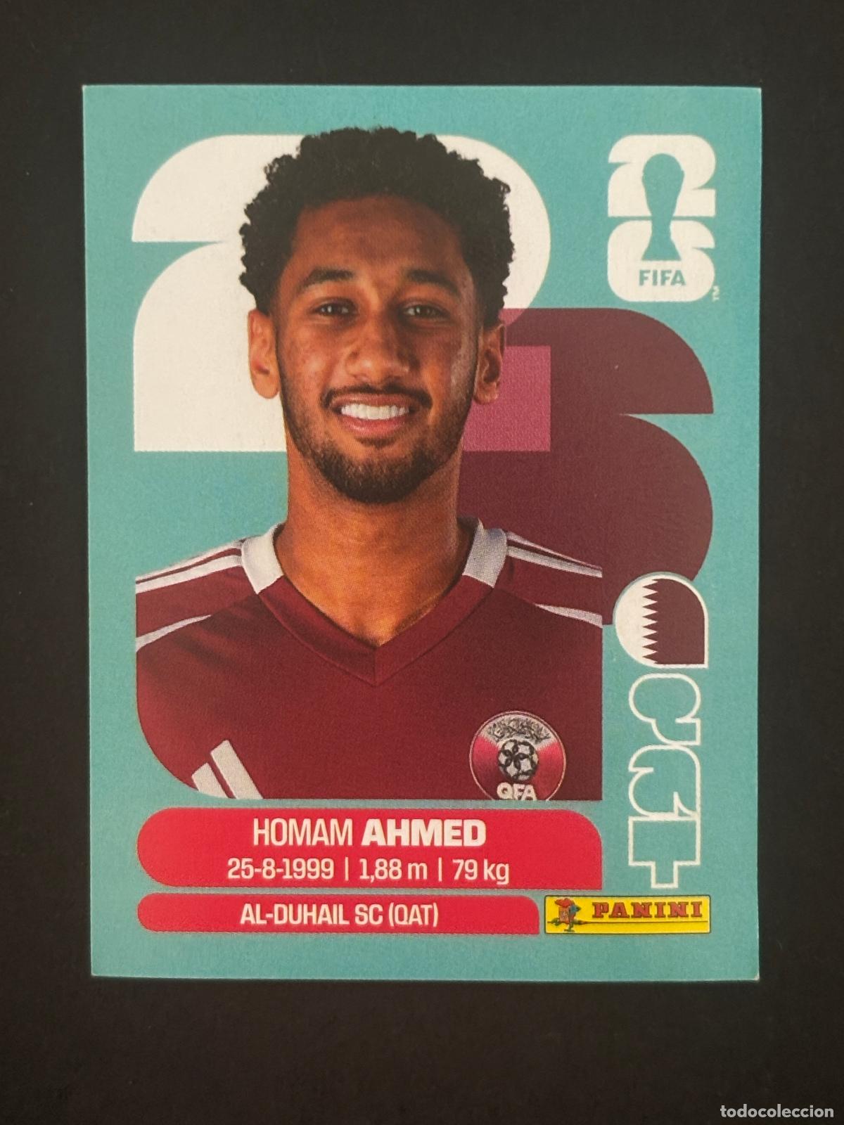Football Stickers: QAT5 HOMAM AHMED CATAR CROMO PANINI FIFA WORLD CUP MUNDIAL 2026