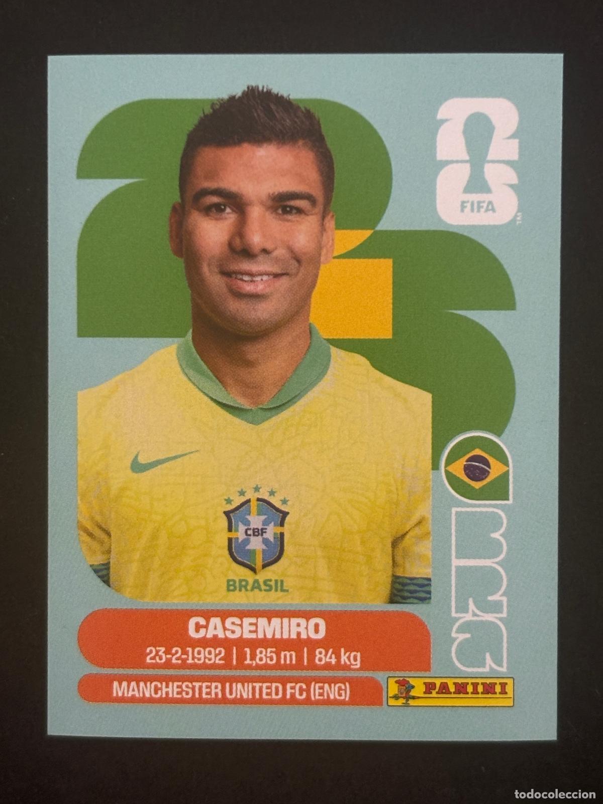 Football Stickers: BRA10 CASEMIRO BRASIL CROMO PANINI FIFA WORLD CUP MUNDIAL 2026