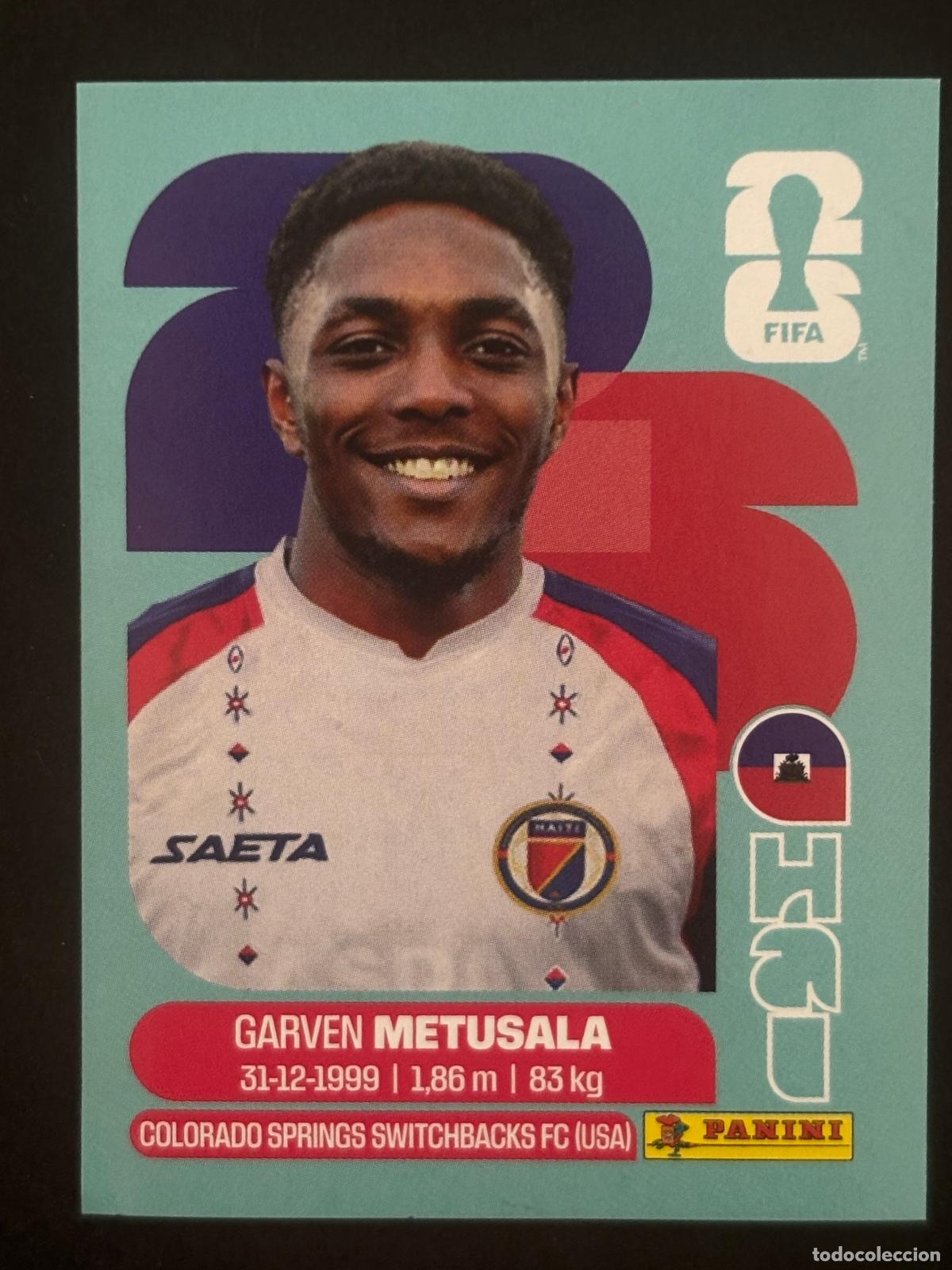 Football Stickers: HAI8 GARVEN METUSALA HAITI CROMO PANINI FIFA WORLD CUP MUNDIAL 2026