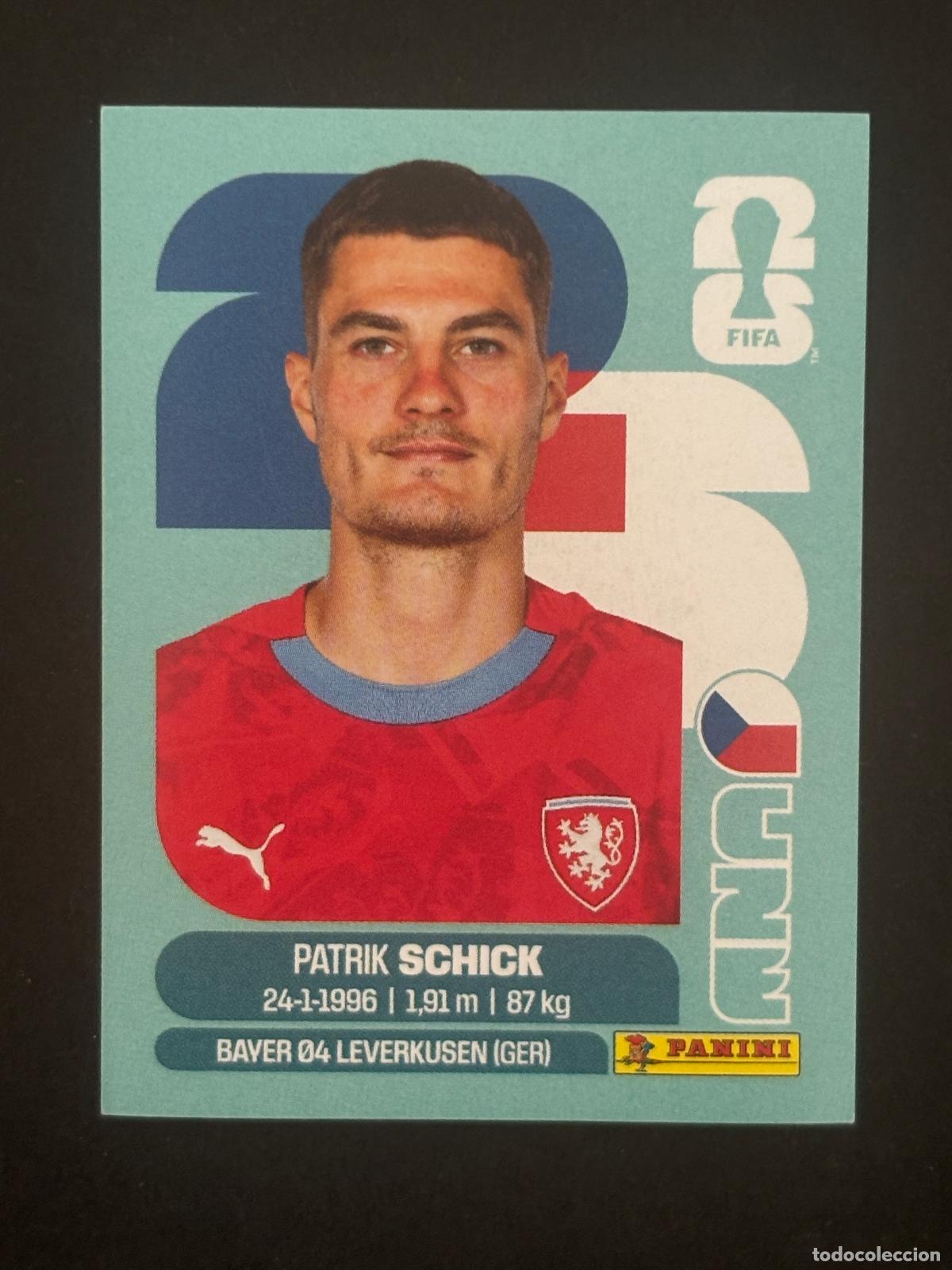 Football Stickers: CZE20 PATRIK SCHICK CHEQUIA CROMO PANINI FIFA WORLD CUP MUNDIAL 2026