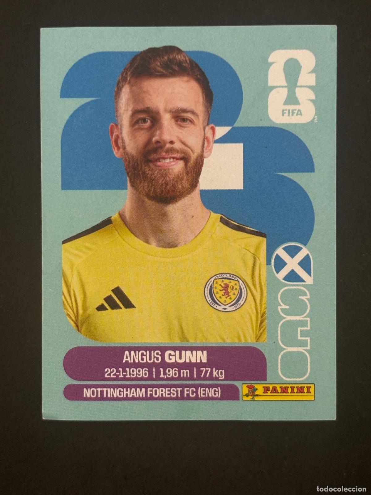 Football Stickers: SCO2 ANGUS GUNN ESCOCIA CROMO PANINI FIFA WORLD CUP MUNDIAL 2026