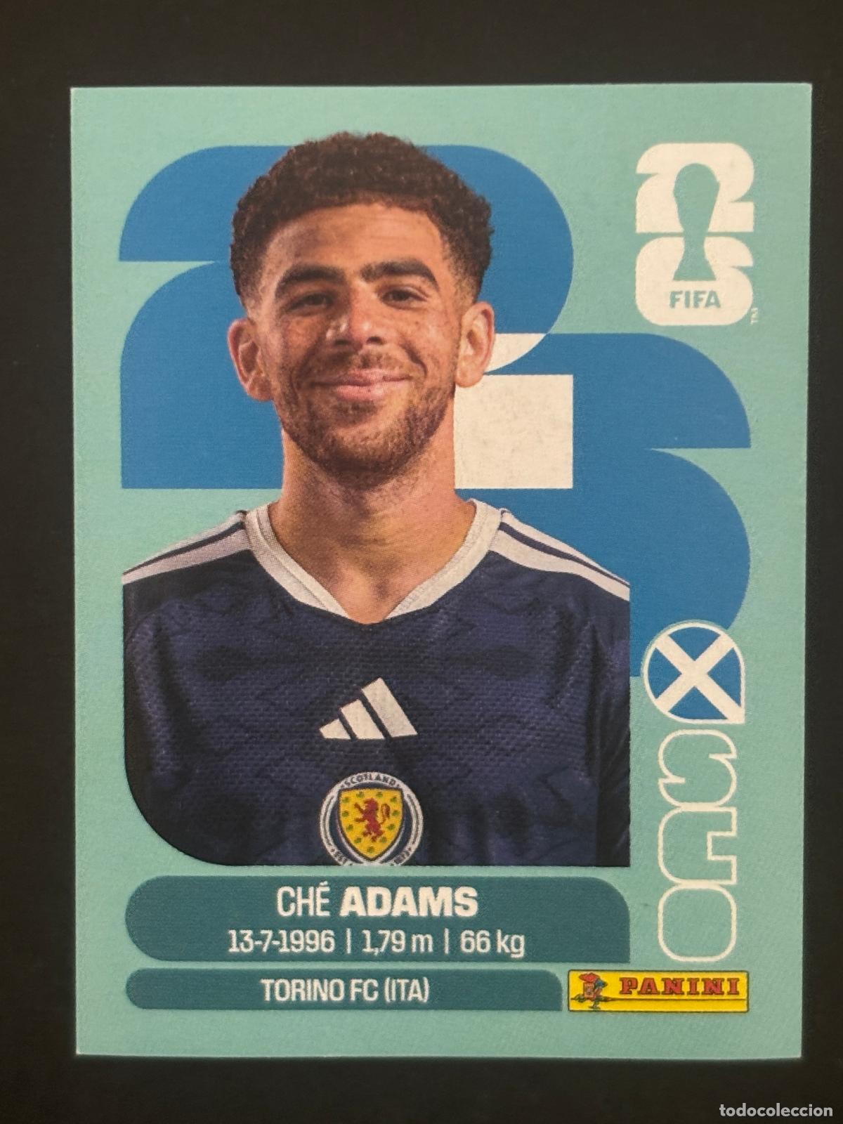 Cartes &agrave; collectionner de Football: SCO19 CH&Eacute; ADAMS ESCOCIA CROMO PANINI FIFA WORLD CUP MUNDIAL 2026