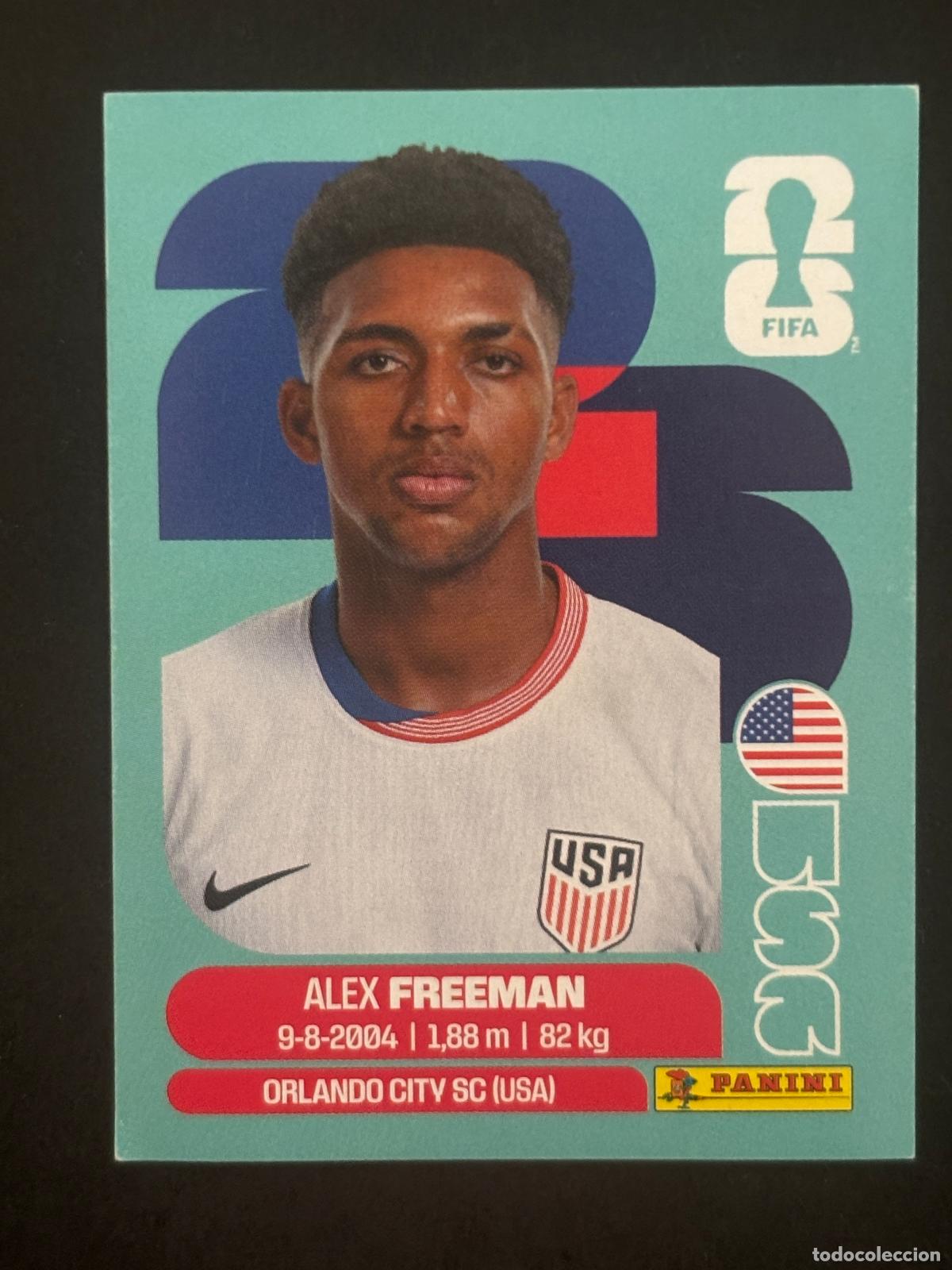 Cartes &agrave; collectionner de Football: USA6 ALEX FREEMAN EEUU CROMO PANINI FIFA WORLD CUP MUNDIAL 2026