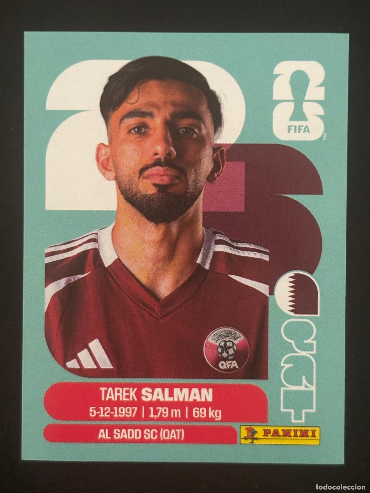 Cartes &agrave; collectionner de Football: QAT8 TAREK SALMAN CATAR CROMO PANINI FIFA WORLD CUP MUNDIAL 2026