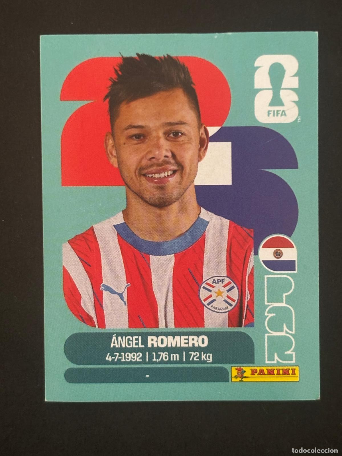 Cartes &agrave; collectionner de Football: PAR19 &Aacute;NGEL ROMERO PARAGUAY CROMO PANINI FIFA WORLD CUP MUNDIAL 2026