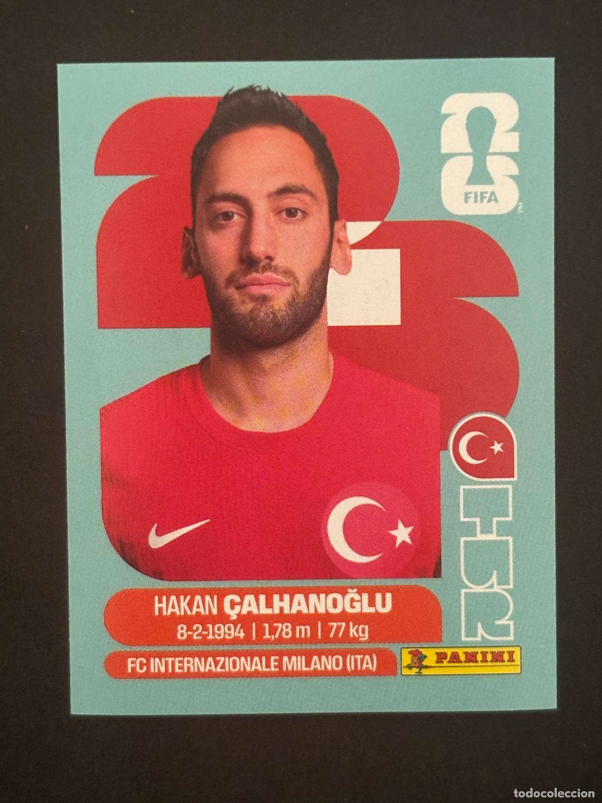 Cartes &agrave; collectionner de Football: TUR11 HAKAN &Ccedil;ALHANOĞLU TURQUIA CROMO PANINI FIFA WORLD CUP MUNDIAL 2026