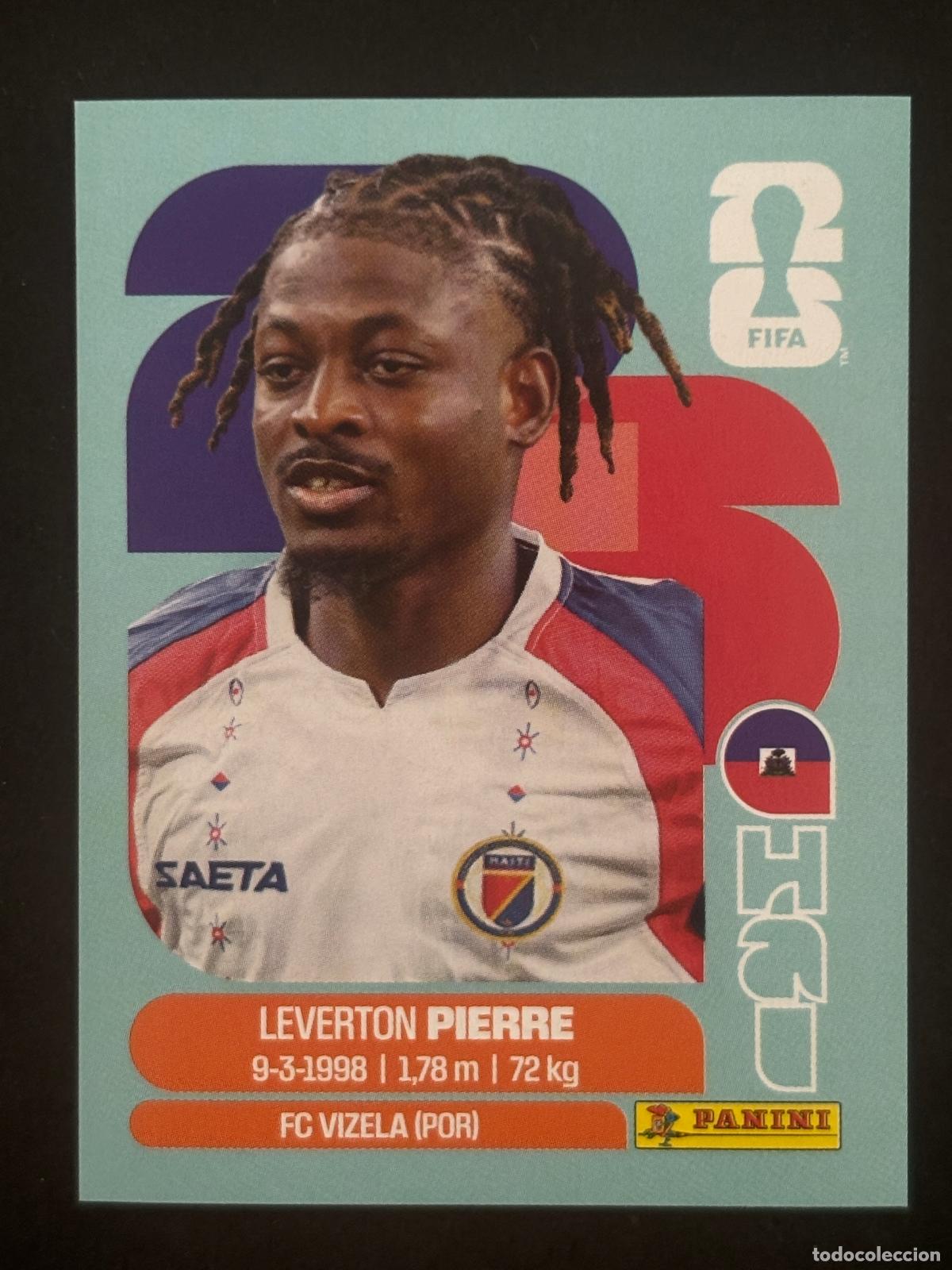 Cartes &agrave; collectionner de Football: HAI10 LEVERTON PIERRE HAITI CROMO PANINI FIFA WORLD CUP MUNDIAL 2026