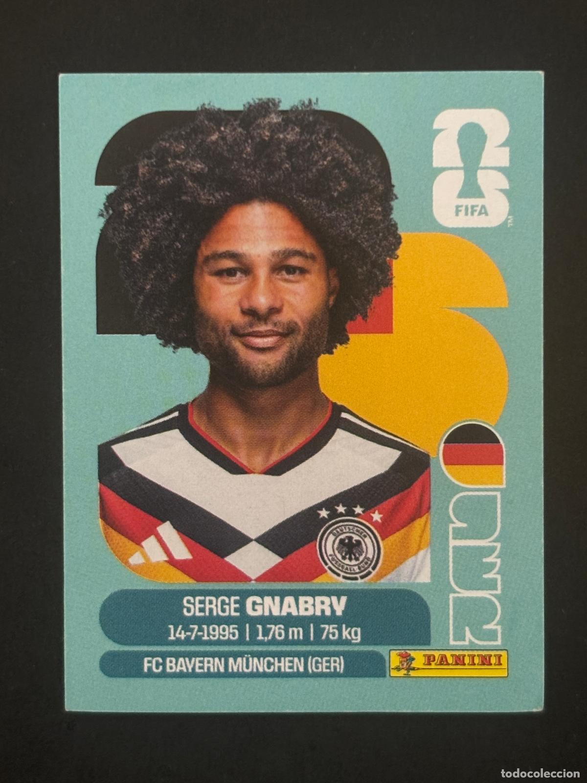 Cartes &agrave; collectionner de Football: GER16 SERGE GNABRY ALEMANIA CROMO PANINI FIFA WORLD CUP MUNDIAL 2026