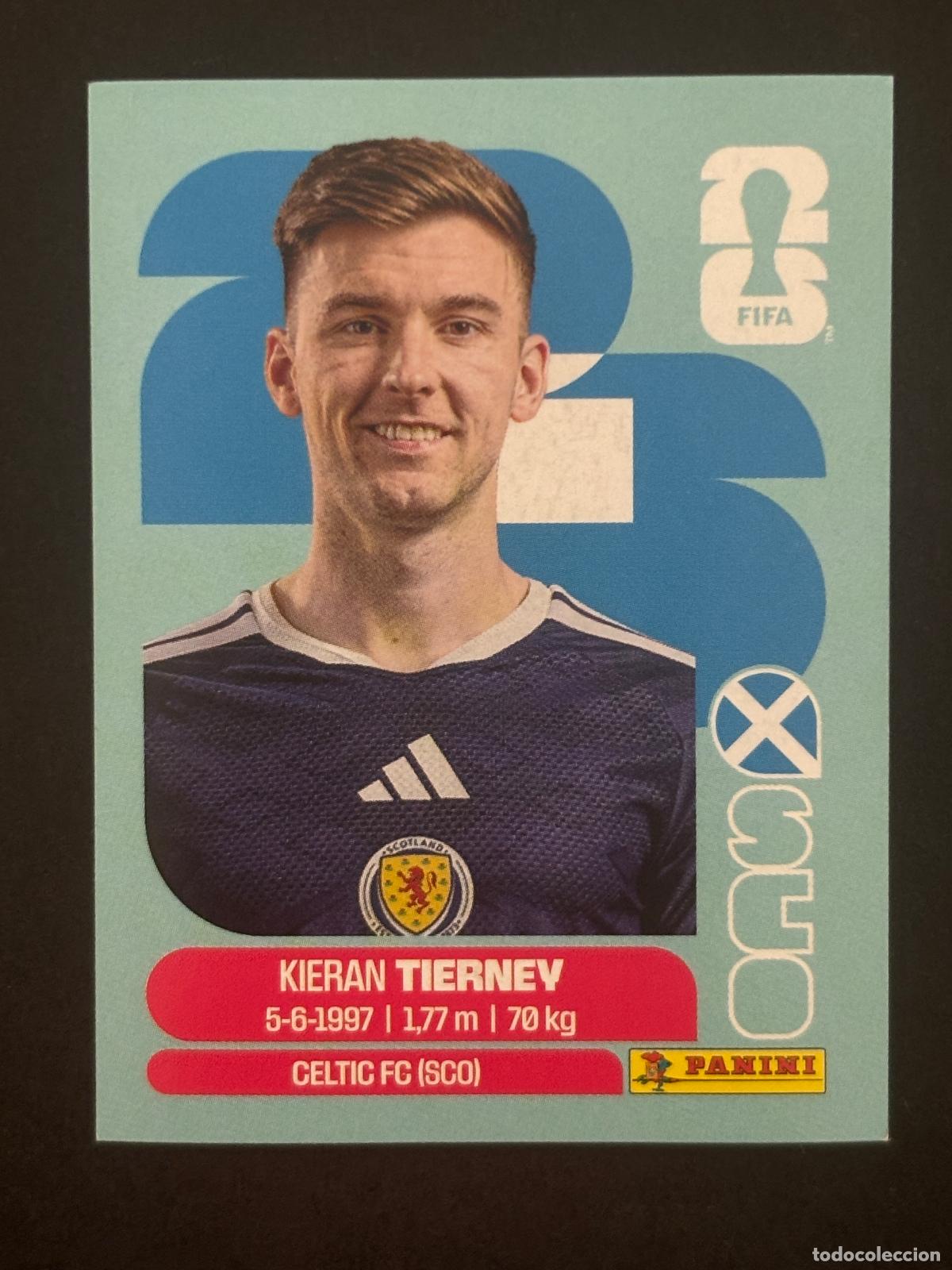 Cartes &agrave; collectionner de Football: SCO4 KIERAN TIERNEY ESCOCIA CROMO PANINI FIFA WORLD CUP MUNDIAL 2026
