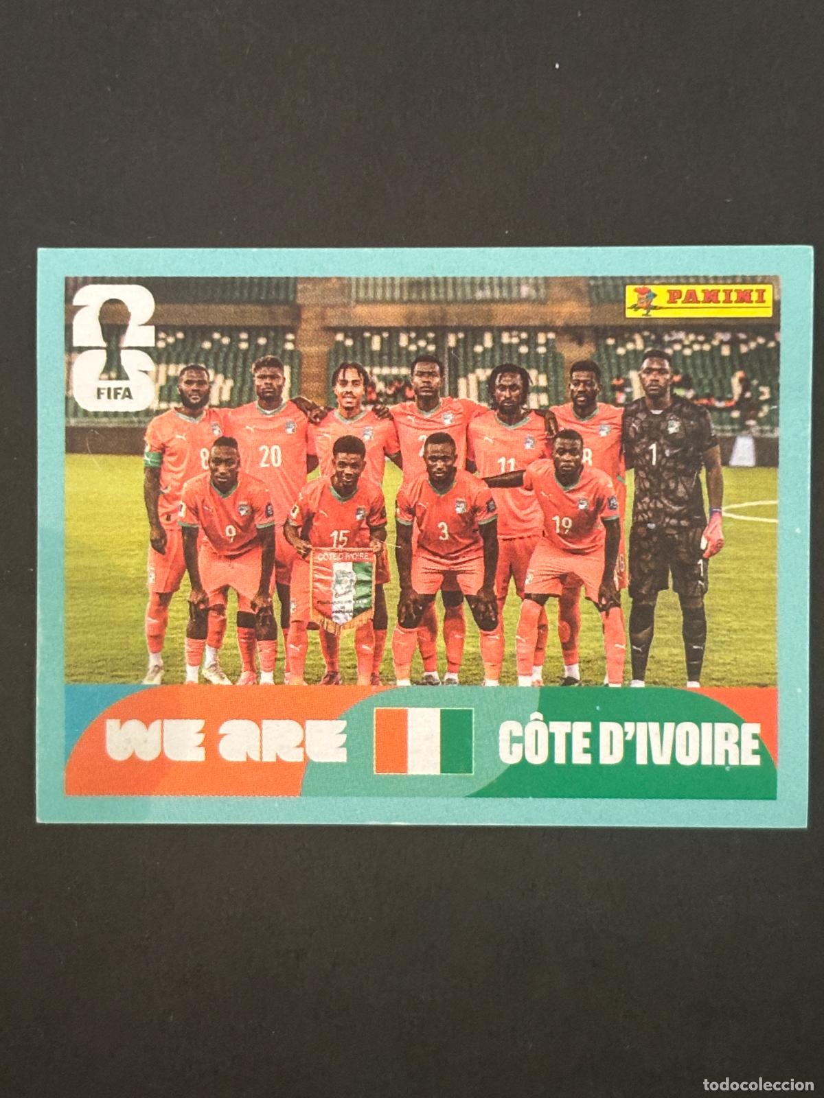 Cartes &agrave; collectionner de Football: CIV13 LINE-UP COSTA DE MARFIL CROMO PANINI FIFA WORLD CUP MUNDIAL 2026