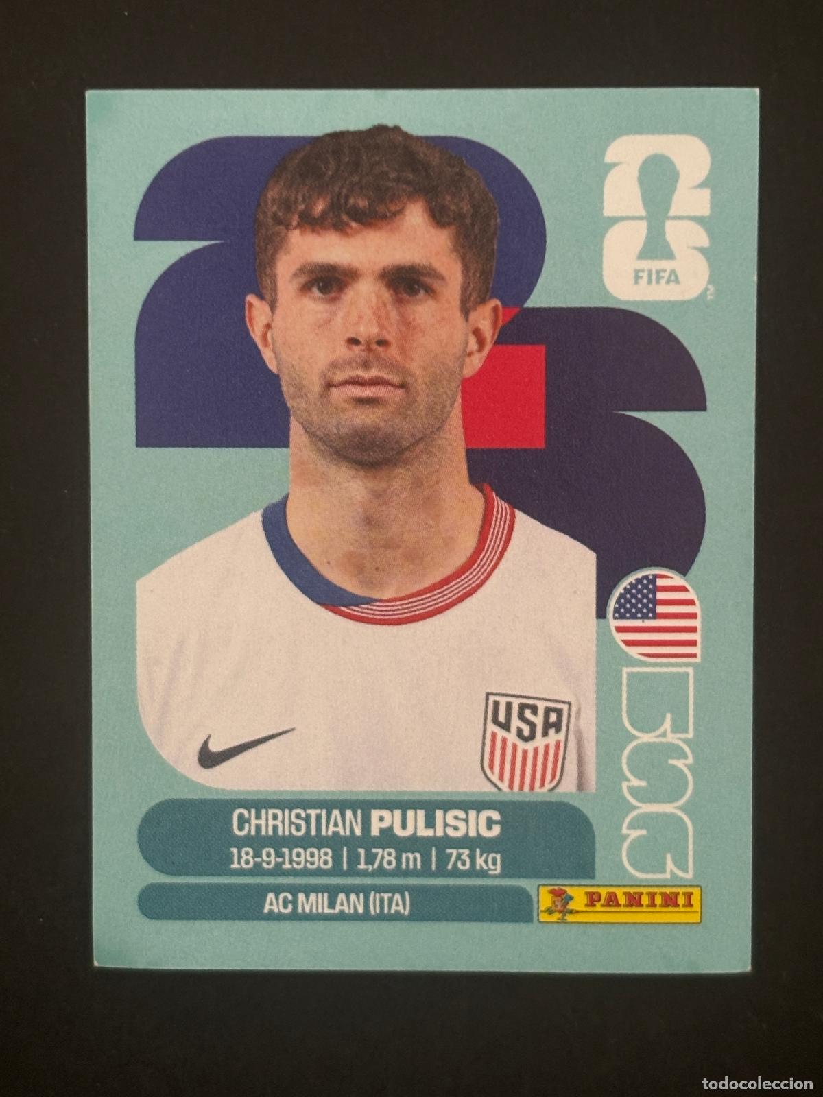 Cartes &agrave; collectionner de Football: USA16 CHRISTIAN PULISIC EEUU CROMO PANINI FIFA WORLD CUP MUNDIAL 2026