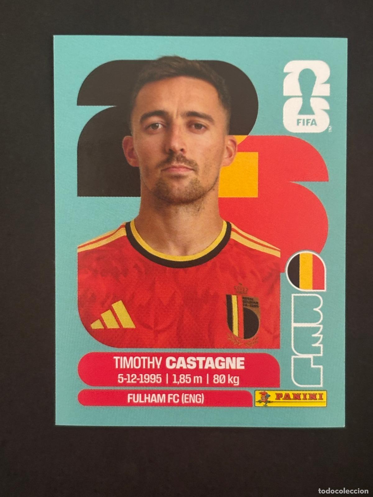 Cartes &agrave; collectionner de Football: BEL4 TIMOTHY CASTAGNE BELGICA CROMO PANINI FIFA WORLD CUP MUNDIAL 2026
