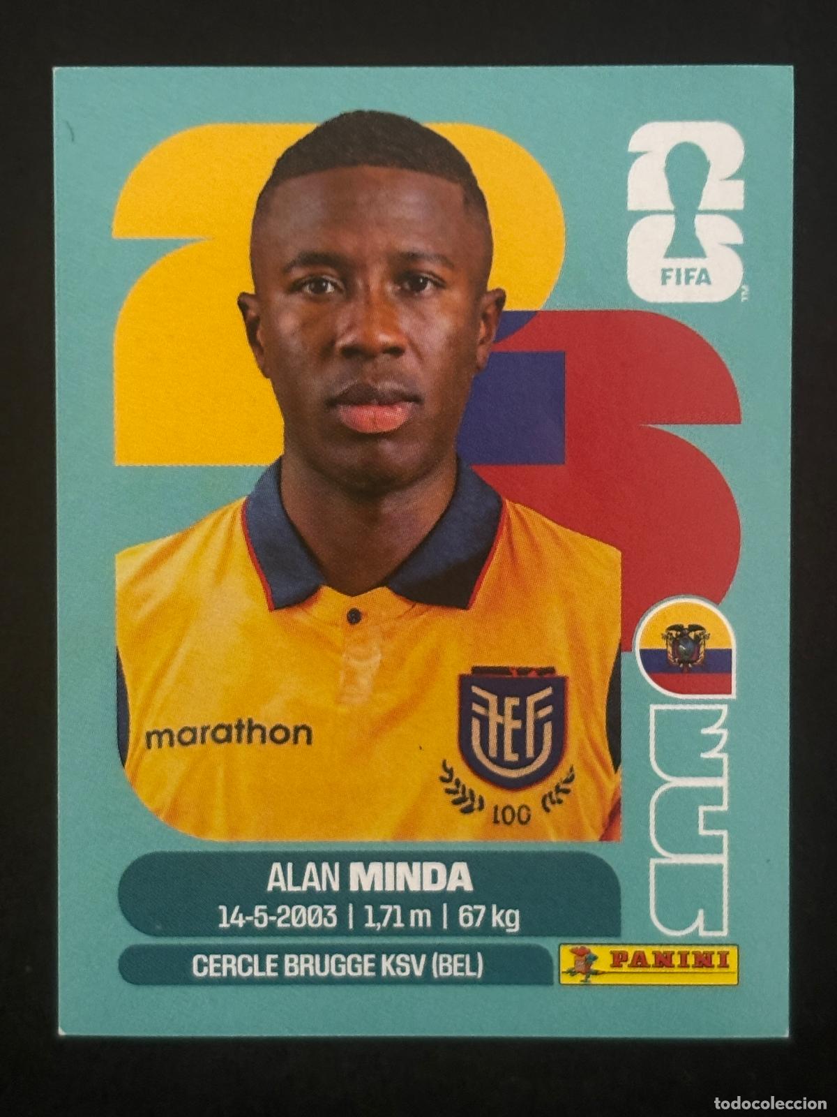 Cartes &agrave; collectionner de Football: ECU18 ALAN MINDA ECUADOR CROMO PANINI FIFA WORLD CUP MUNDIAL 2026