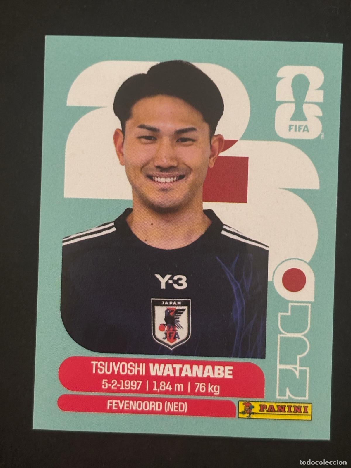 Cartes &agrave; collectionner de Football: JPN7 TSUYOSHI WATANABE JAPON CROMO PANINI FIFA WORLD CUP MUNDIAL 2026