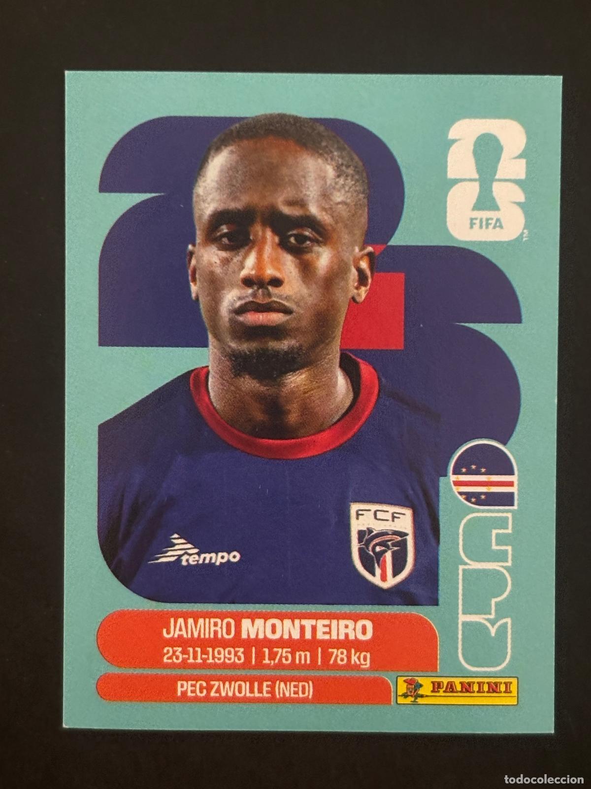 Cartes &agrave; collectionner de Football: CPV12 JAMIRO MONTEIRO CABO VERDE CROMO PANINI FIFA WORLD CUP MUNDIAL 2026