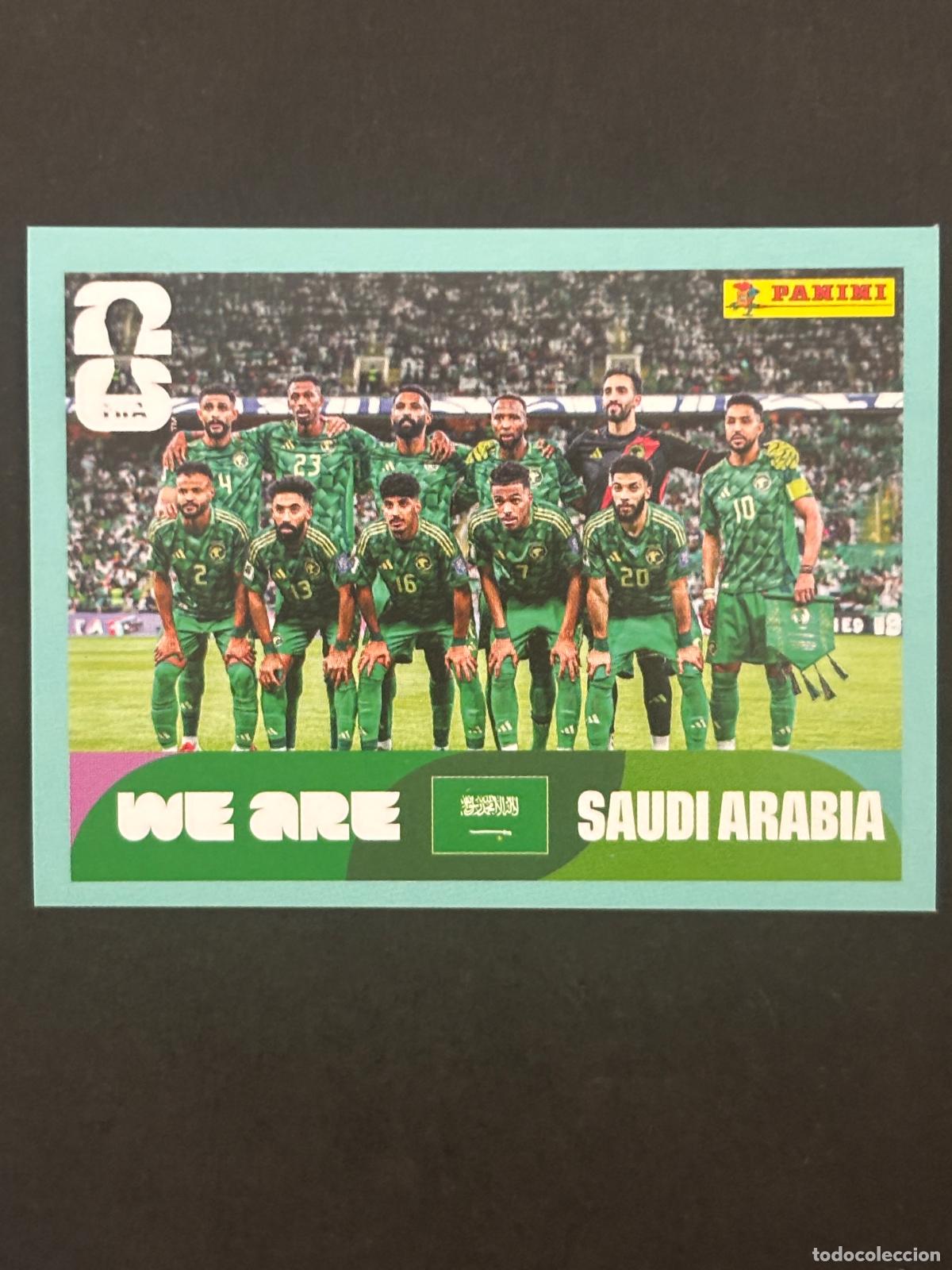 Cartes &agrave; collectionner de Football: KSA13 LINE-UP ARABIA SAUDI CROMO PANINI FIFA WORLD CUP MUNDIAL 2026