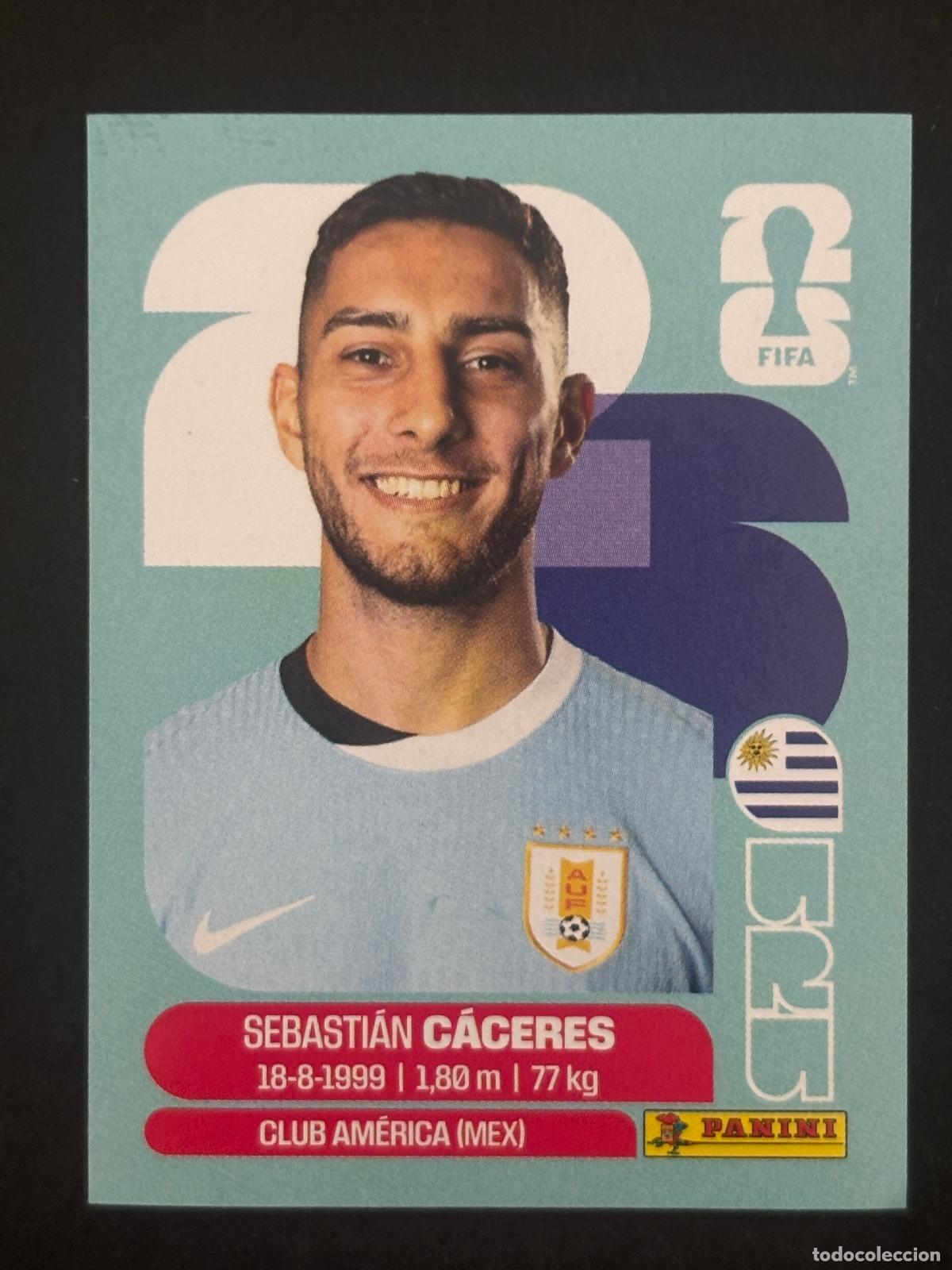 Cartes &agrave; collectionner de Football: URU6 SEBASTI&Aacute;N C&Aacute;CERES URUGUAY CROMO PANINI FIFA WORLD CUP MUNDIAL 2026