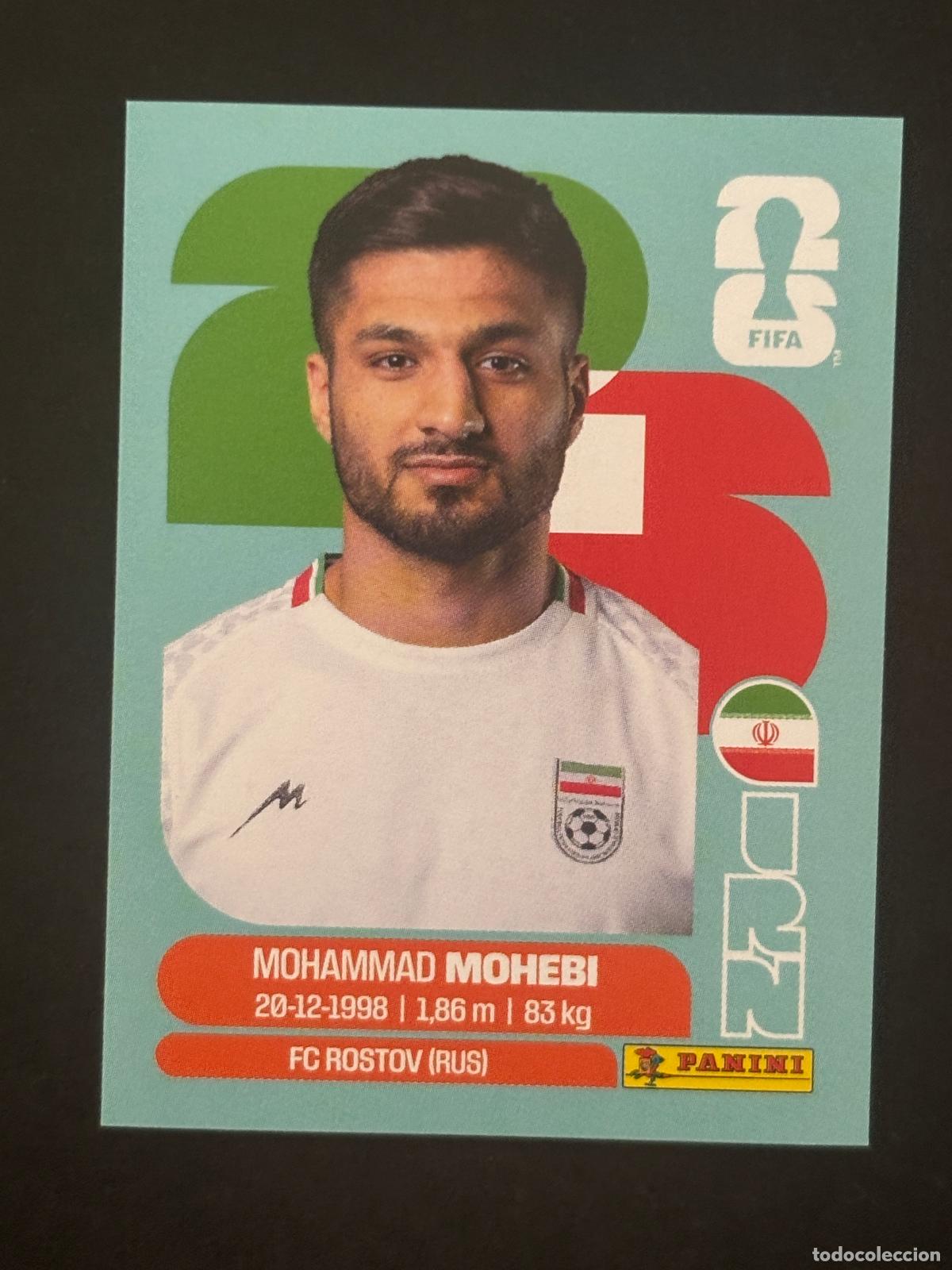 Cartes &agrave; collectionner de Football: IRN16 MOHAMMAD MOHEBI IRAN CROMO PANINI FIFA WORLD CUP MUNDIAL 2026