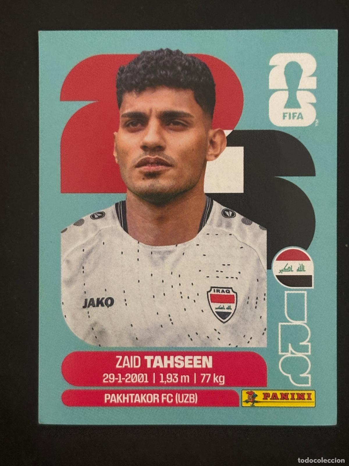 Cartes &agrave; collectionner de Football: IRQ7 ZAID TAHSEEN IRAK CROMO PANINI FIFA WORLD CUP MUNDIAL 2026