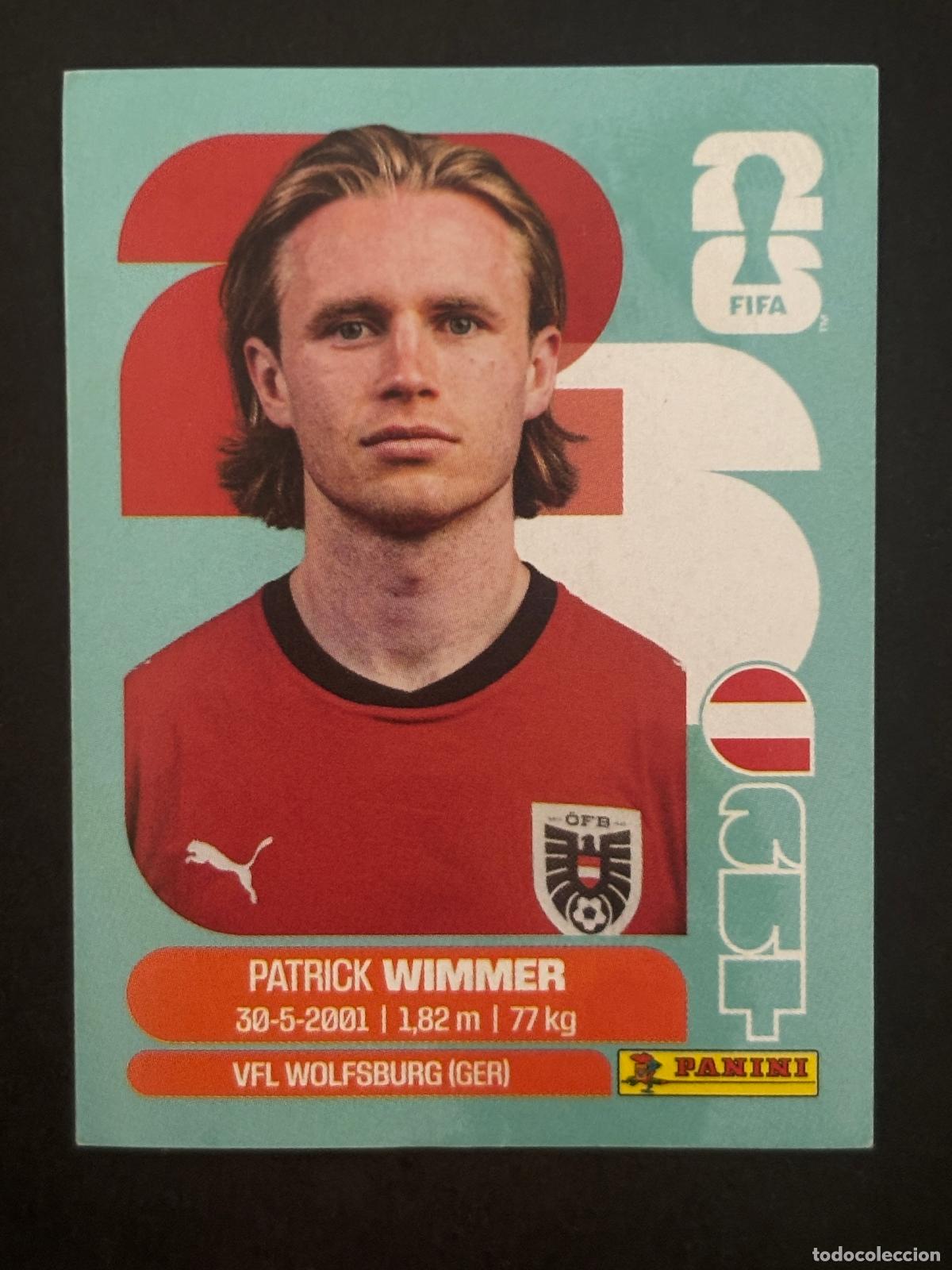 Cromos de f&uacute;tbol: AUT17 PATRICK WIMMER AUSTRIA CROMO PANINI FIFA WORLD CUP MUNDIAL 2026