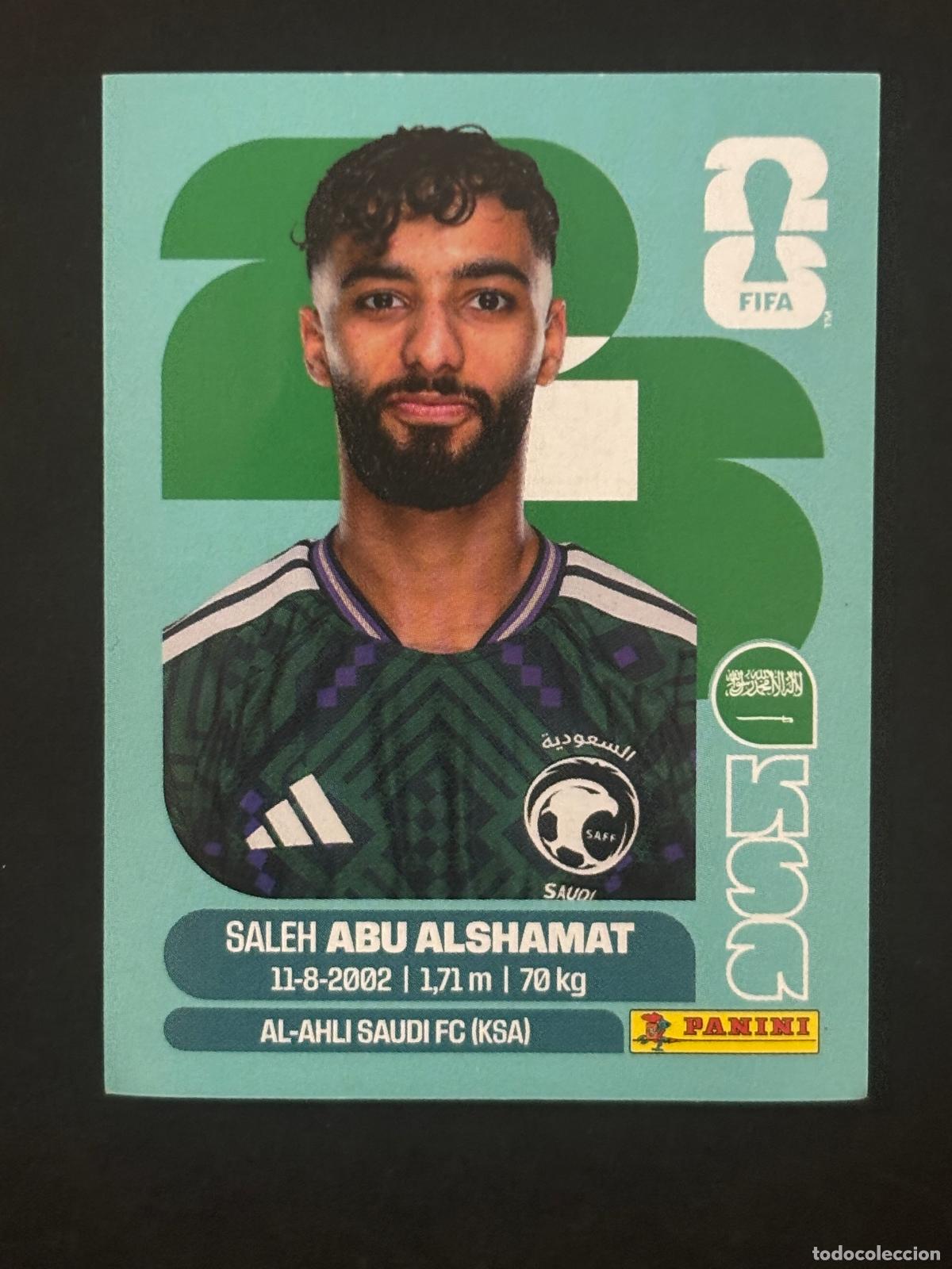 Cromos de f&uacute;tbol: KSA14 SALEH ABU ALSHAMAT ARABIA SAUDI CROMO PANINI FIFA WORLD CUP MUNDIAL 2026