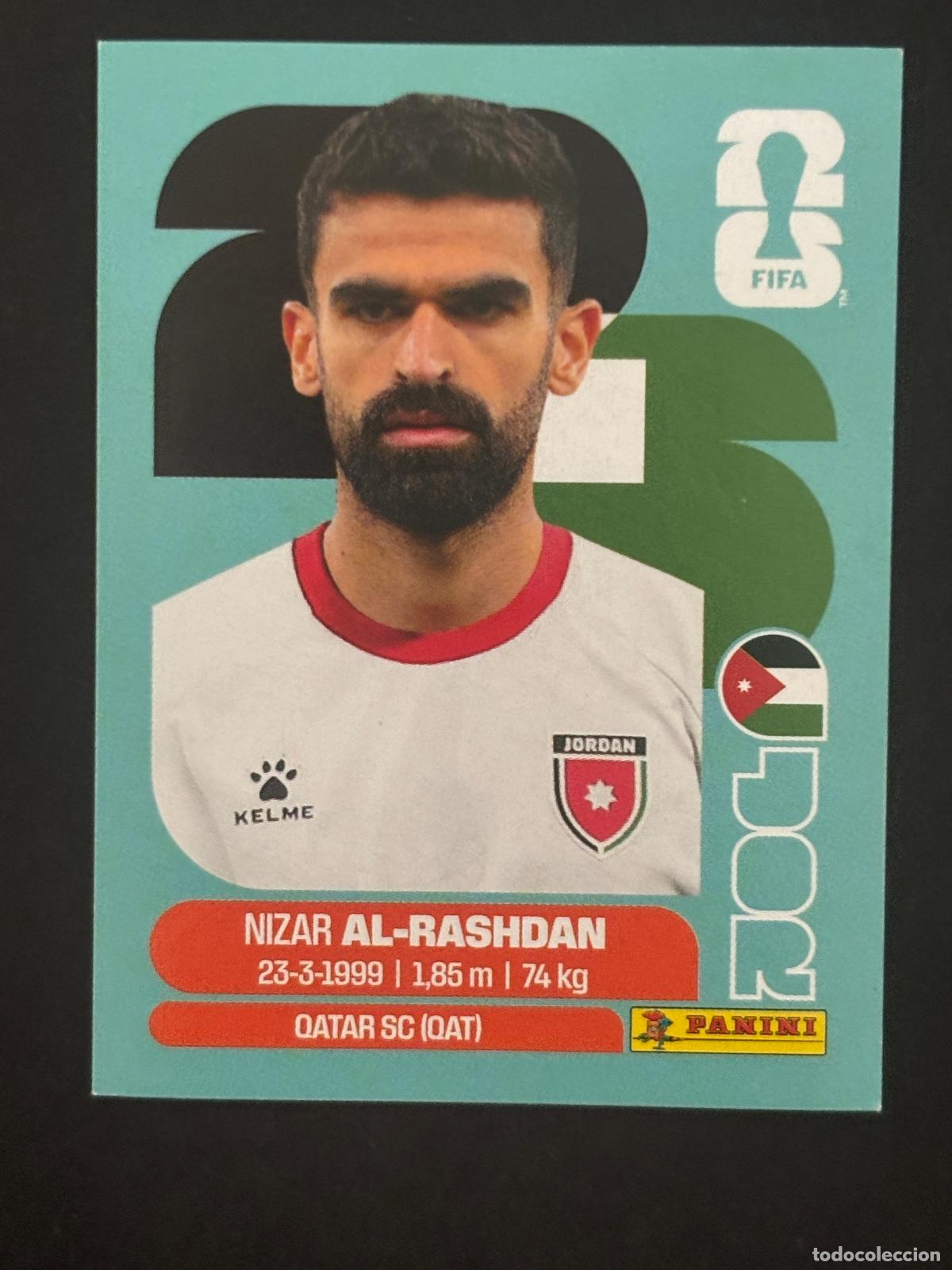 Cromos de f&uacute;tbol: JOR10 NIZAR AL-RASHDAN JORDANIA CROMO PANINI FIFA WORLD CUP MUNDIAL 2026