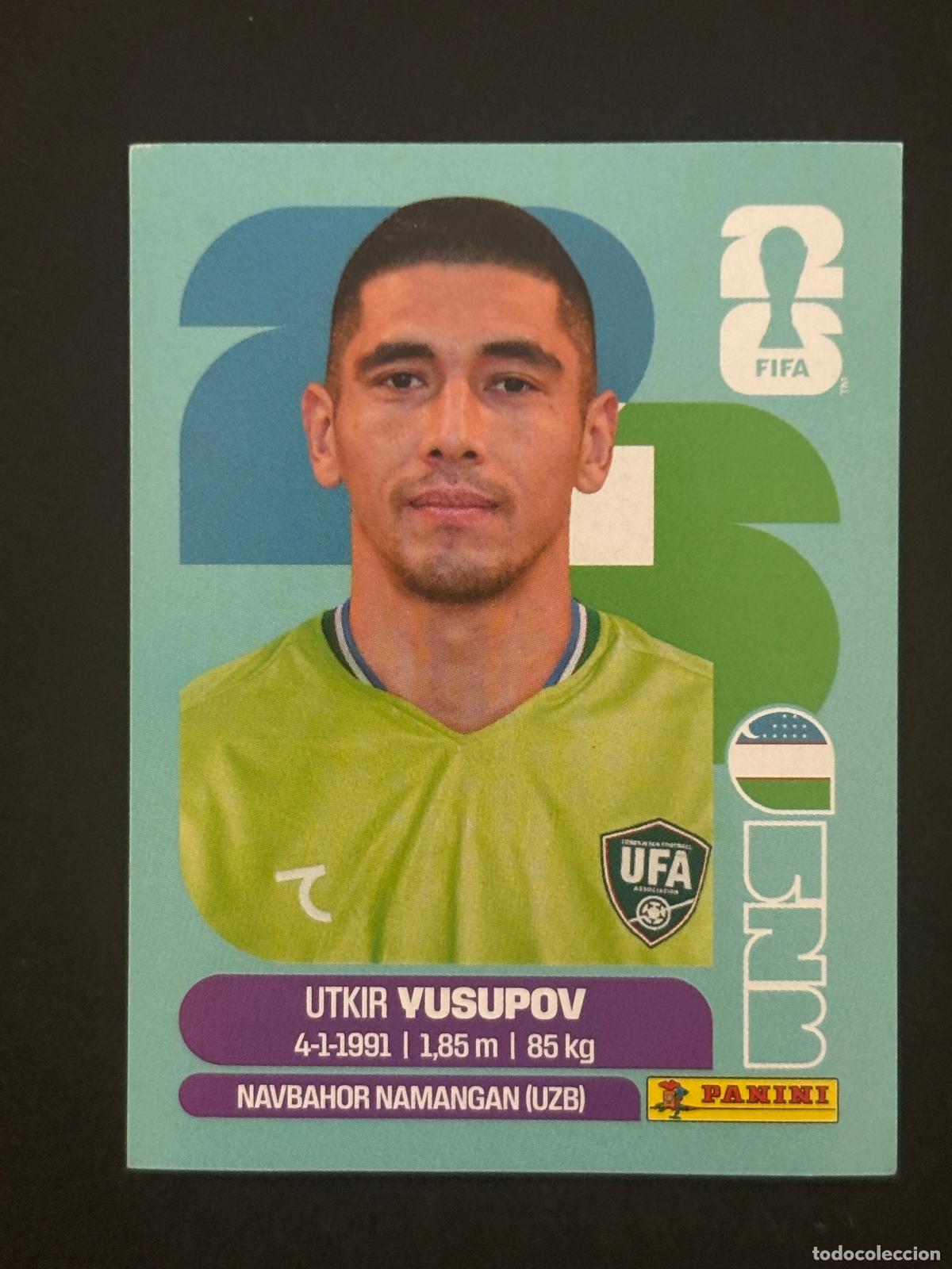 Cromos de f&uacute;tbol: UZB2 UTKIR YUSUPOV UZBEKISTAN CROMO PANINI FIFA WORLD CUP MUNDIAL 2026