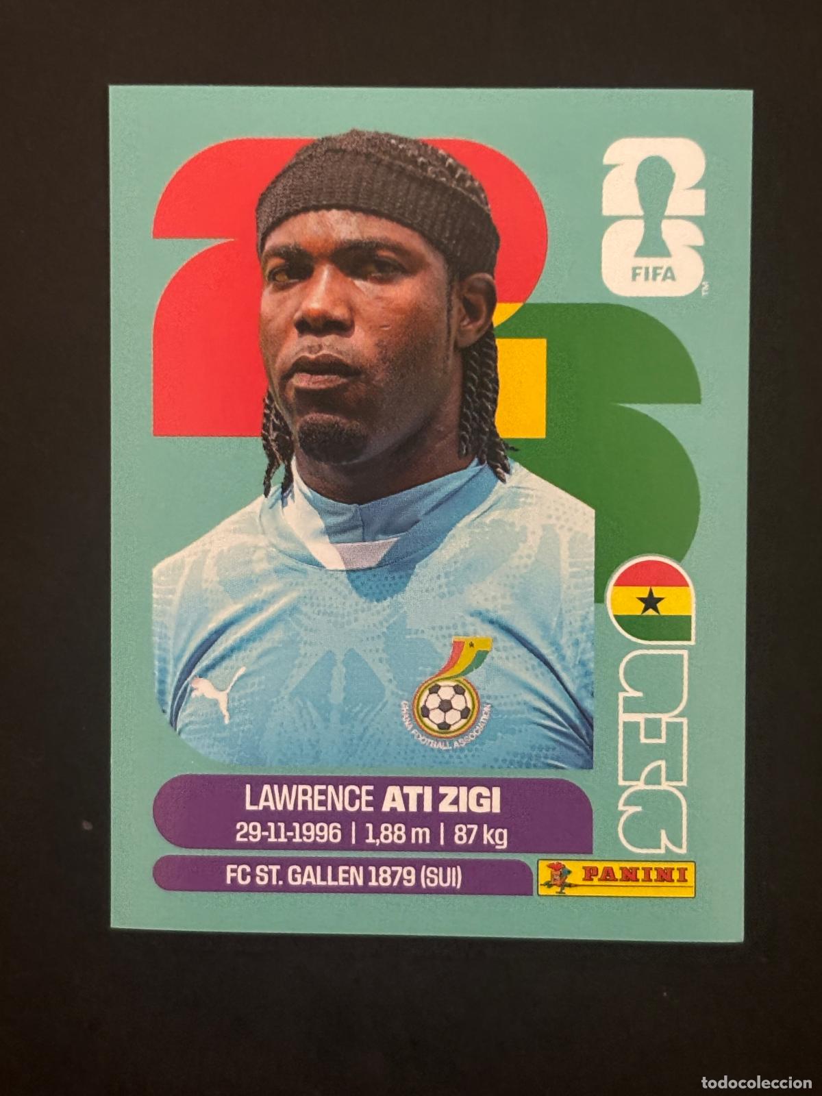 Cromos de f&uacute;tbol: GHA2 LAWRENCE ATI ZIGI GHANA CROMO PANINI FIFA WORLD CUP MUNDIAL 2026