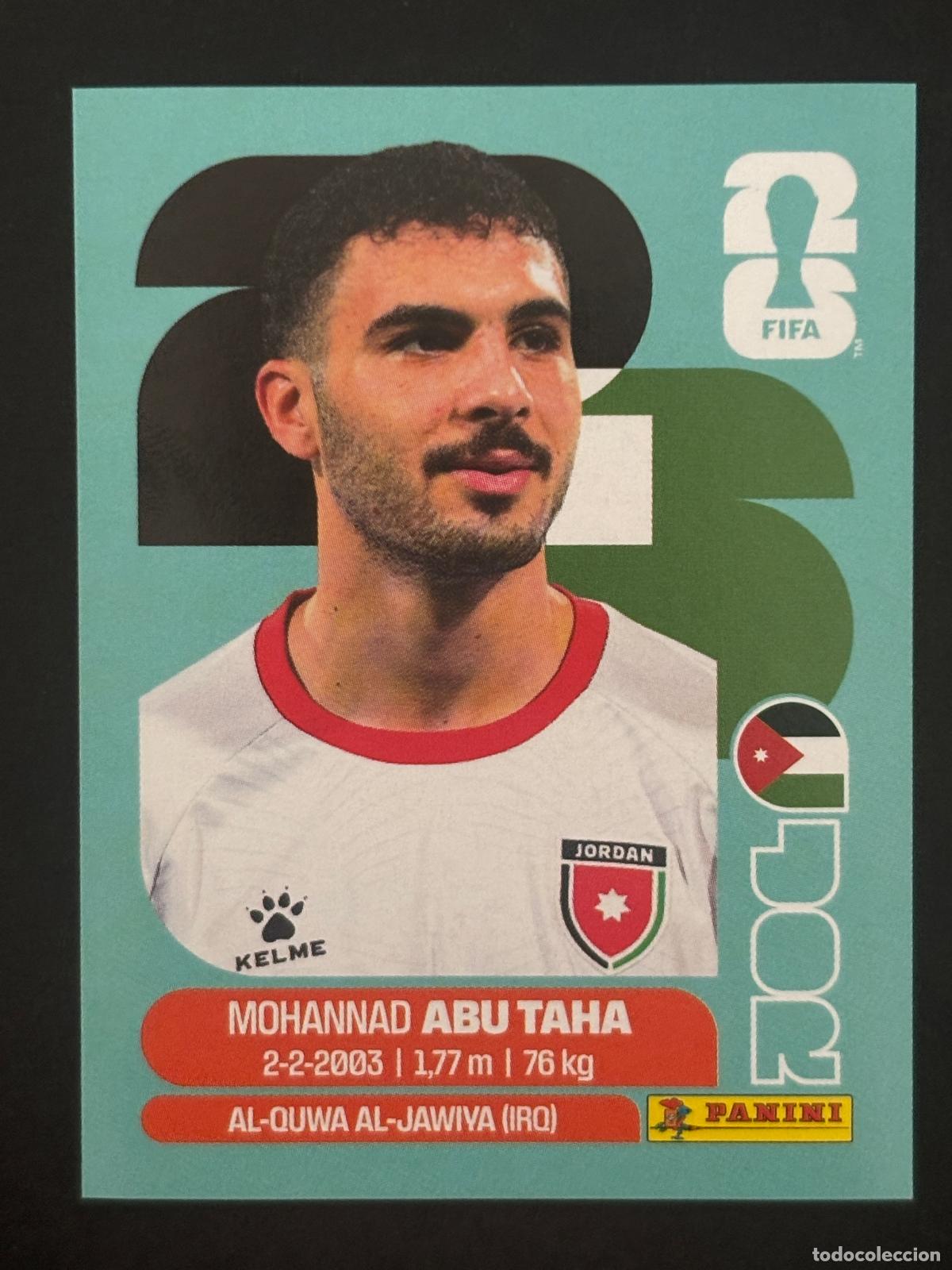 Cromos de f&uacute;tbol: JOR12 MOHANNAD ABU TAHA JORDANIA CROMO PANINI FIFA WORLD CUP MUNDIAL 2026