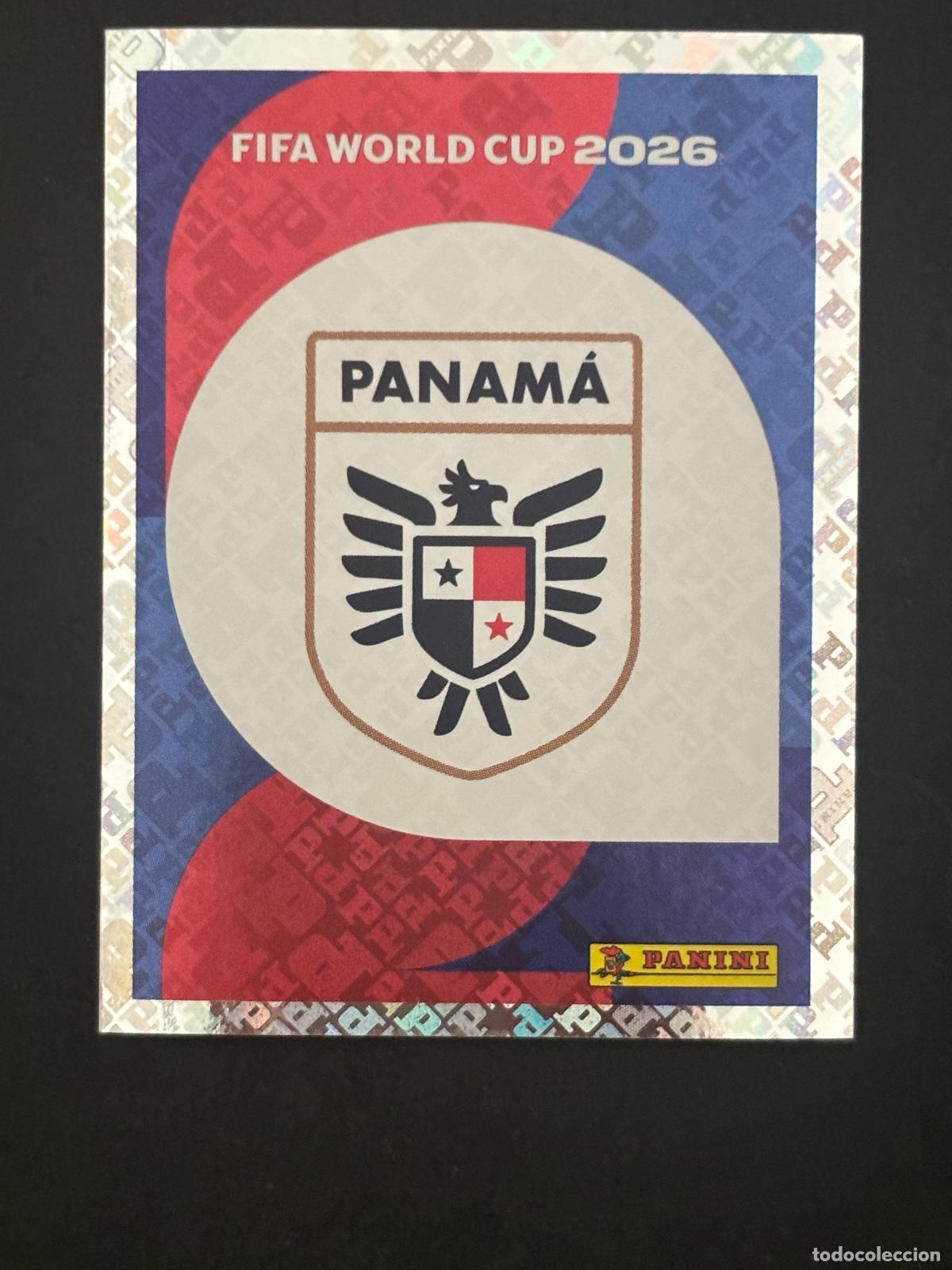 Cromos de f&uacute;tbol: PAN1 ESCUDO PANAMA BRILLANTE CROMO PANINI FIFA WORLD CUP MUNDIAL 2026