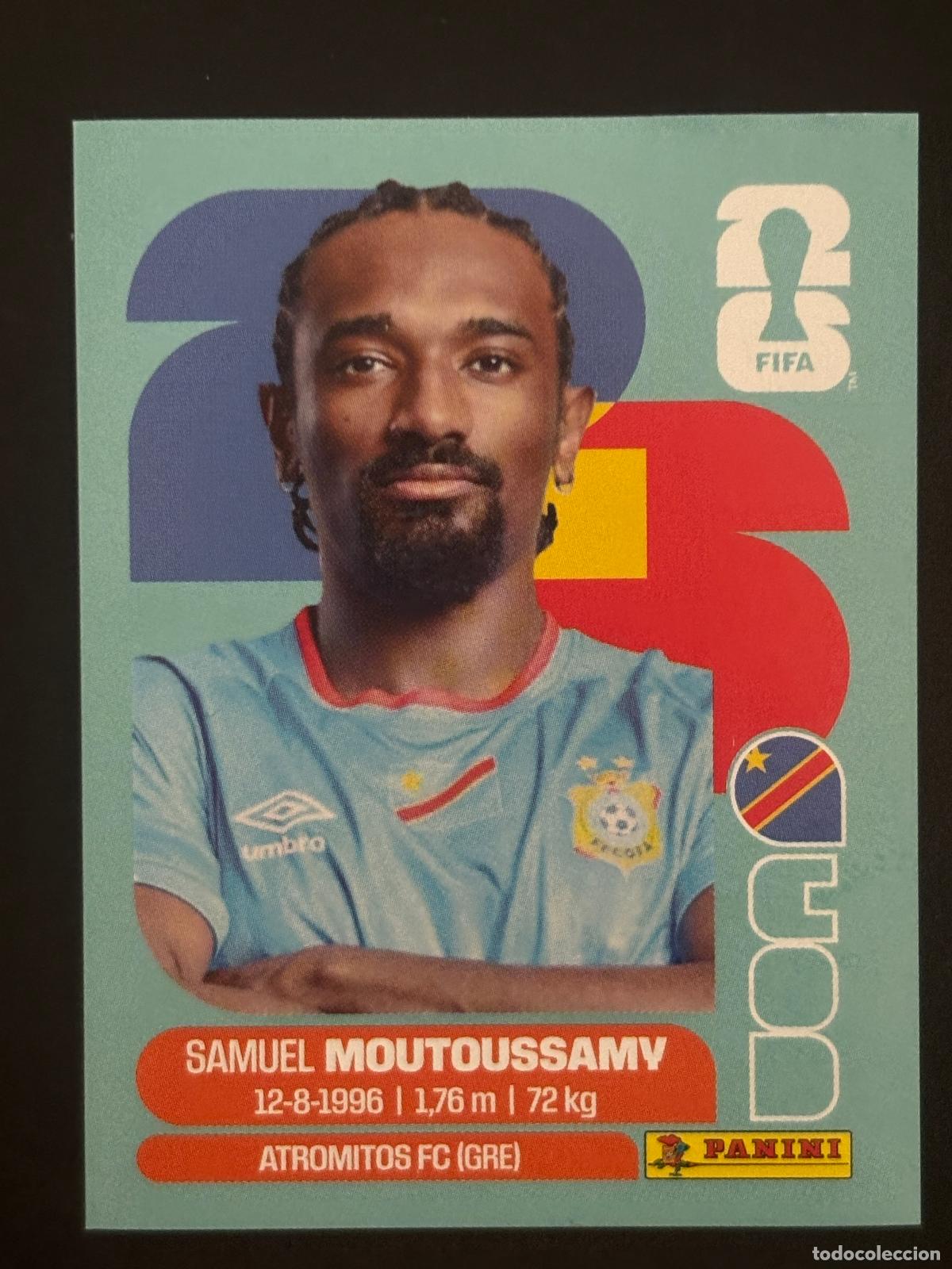 Cromos de f&uacute;tbol: COD11 SAMUEL MOUTOUSSAMY RD CONGO CROMO PANINI FIFA WORLD CUP MUNDIAL 2026