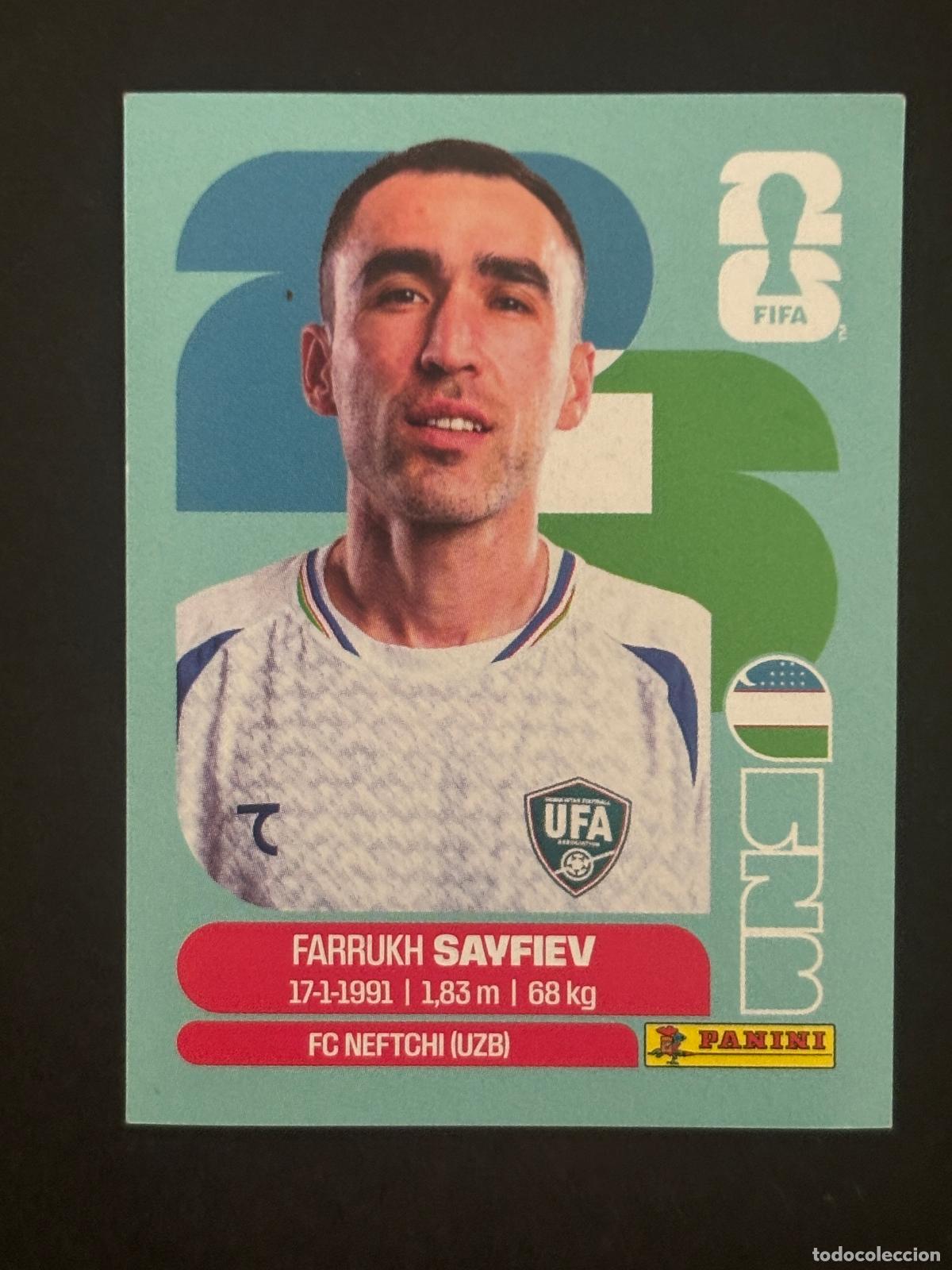 Cromos de f&uacute;tbol: UZB3 FARRUKH SAYFIEV UZBEKISTAN CROMO PANINI FIFA WORLD CUP MUNDIAL 2026