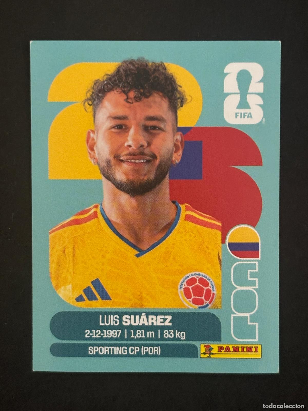 Cromos de f&uacute;tbol: COL19 LUIS SU&Aacute;REZ COLOMBIA CROMO PANINI FIFA WORLD CUP MUNDIAL 2026