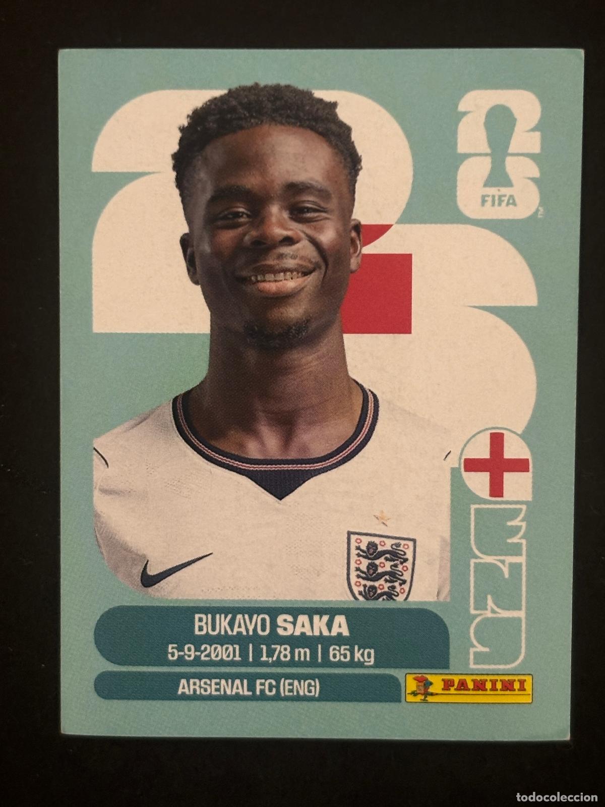 Cromos de f&uacute;tbol: ENG17 BUKAYO SAKA INGLATERRA CROMO PANINI FIFA WORLD CUP MUNDIAL 2026