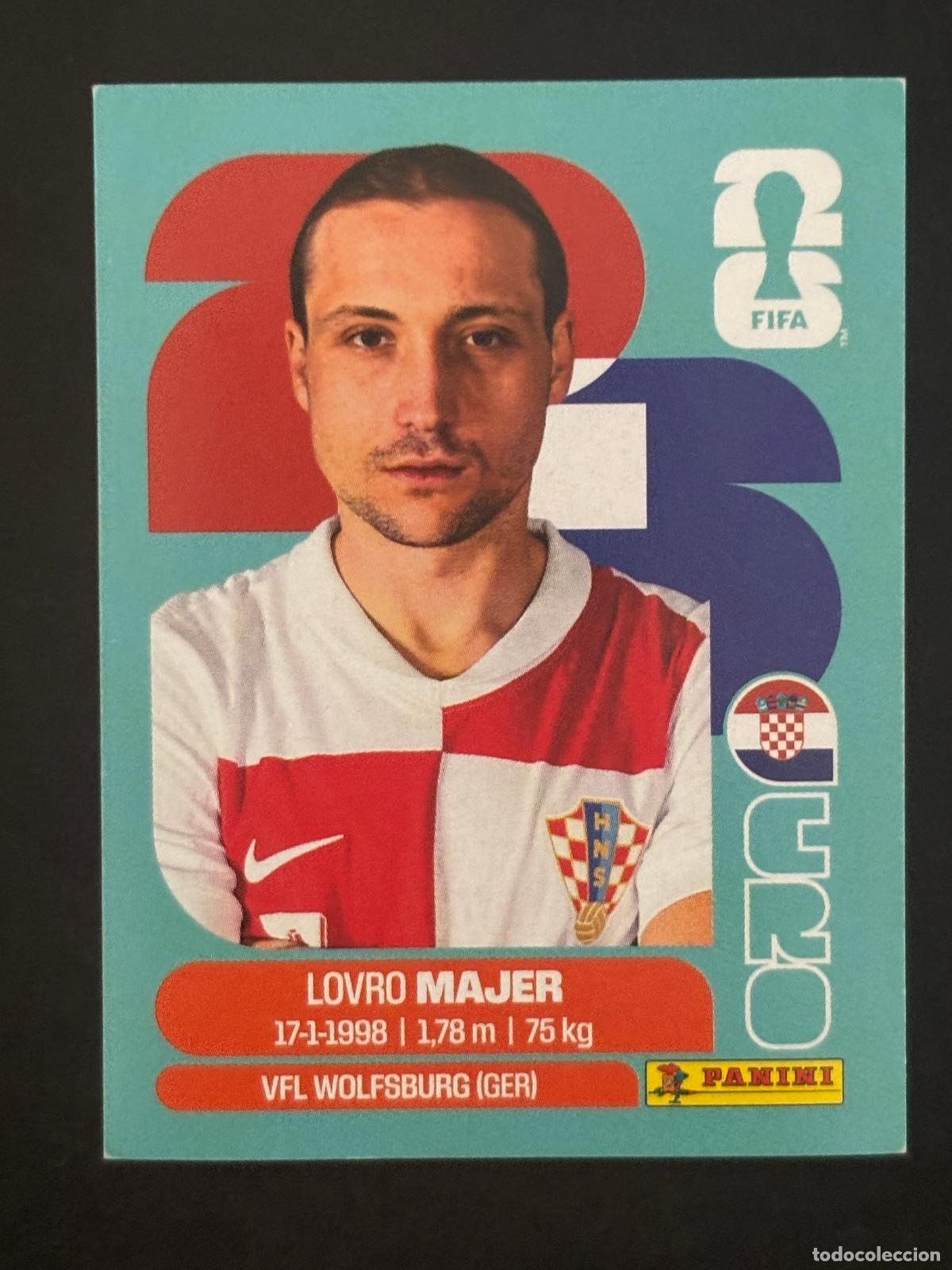 Cromos de f&uacute;tbol: CRO12 LOVRO MAJER CROACIA CROMO PANINI FIFA WORLD CUP MUNDIAL 2026